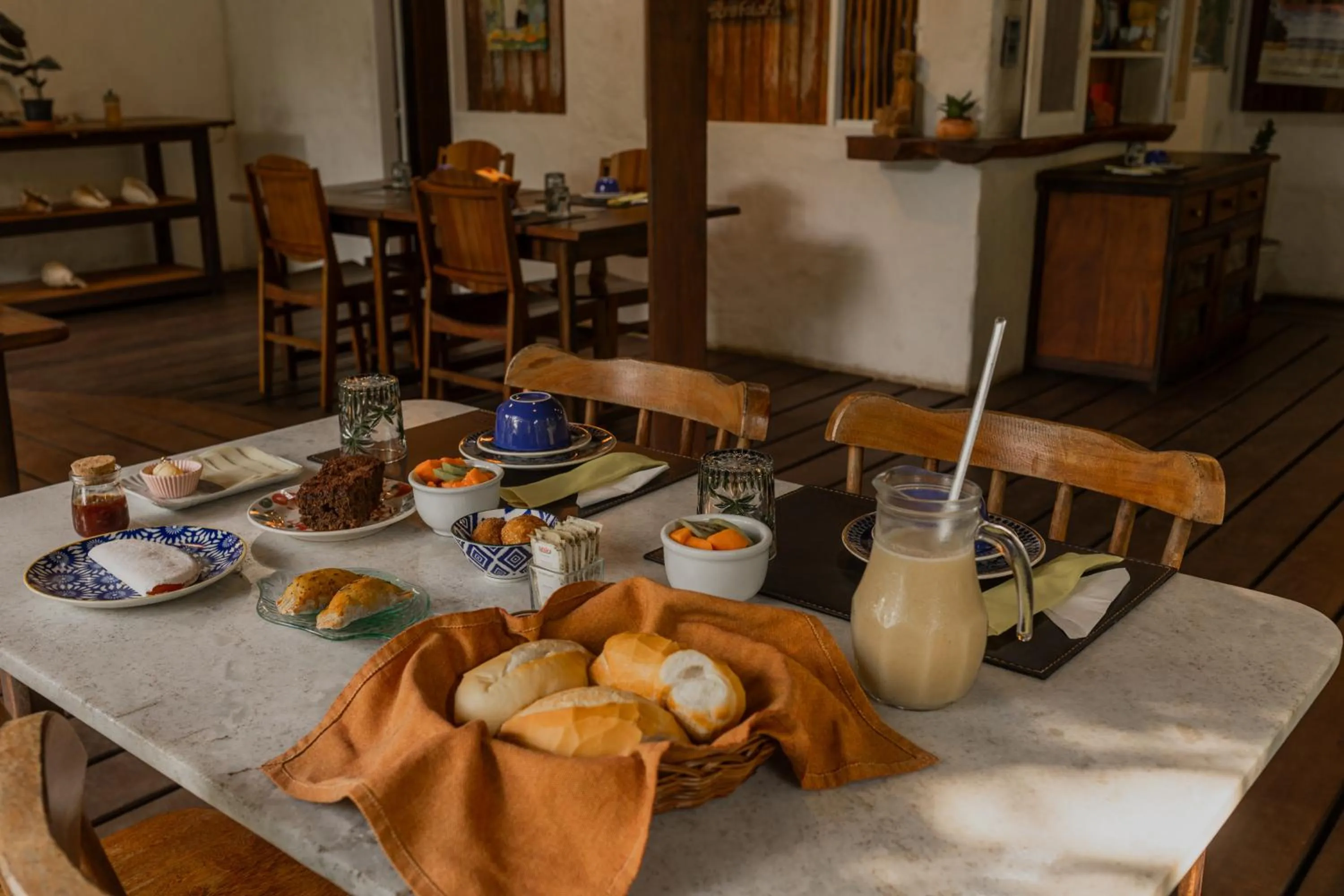 Breakfast in Pousada Horizonte Azul