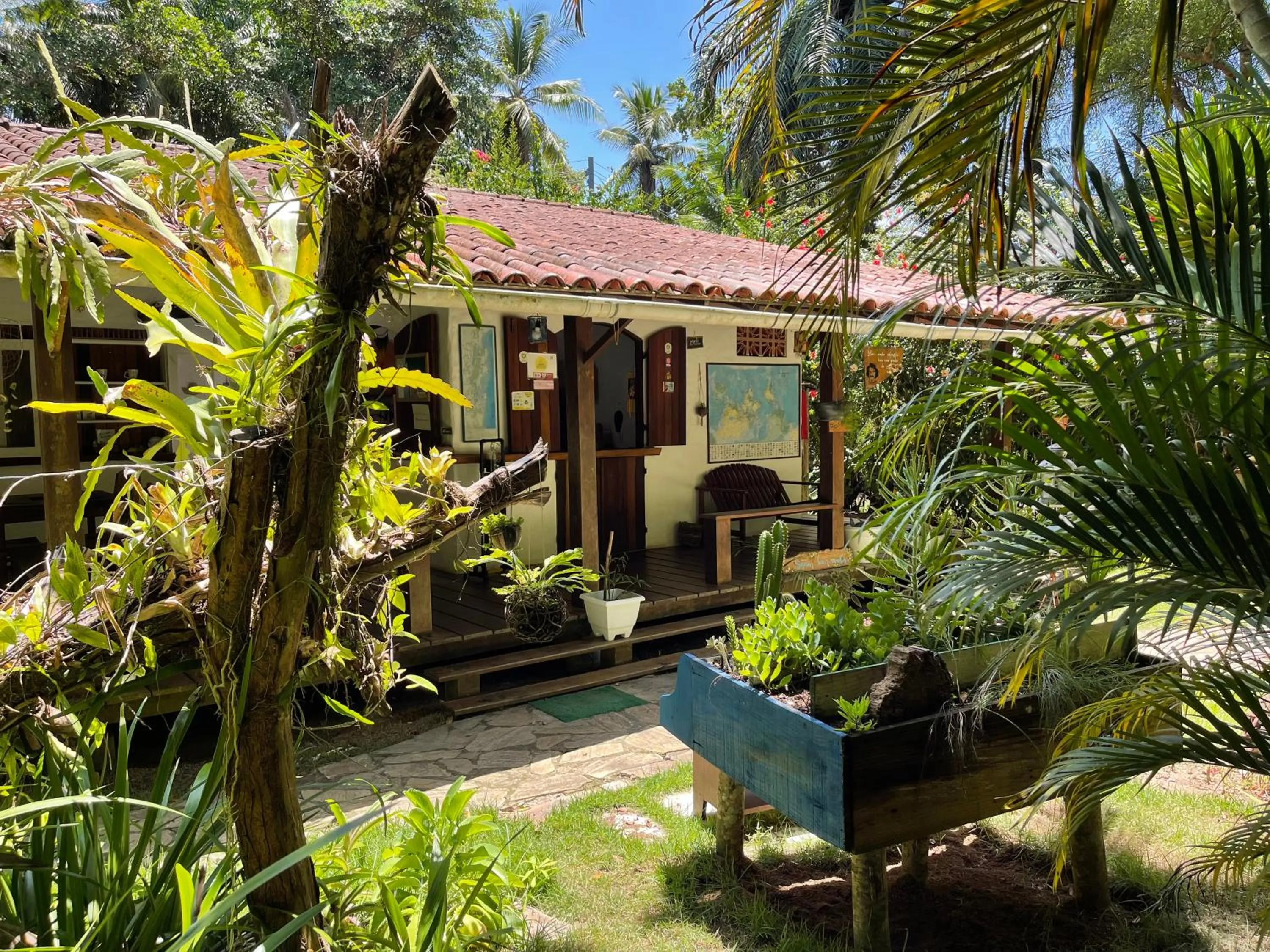 Facade/entrance in Pousada Horizonte Azul