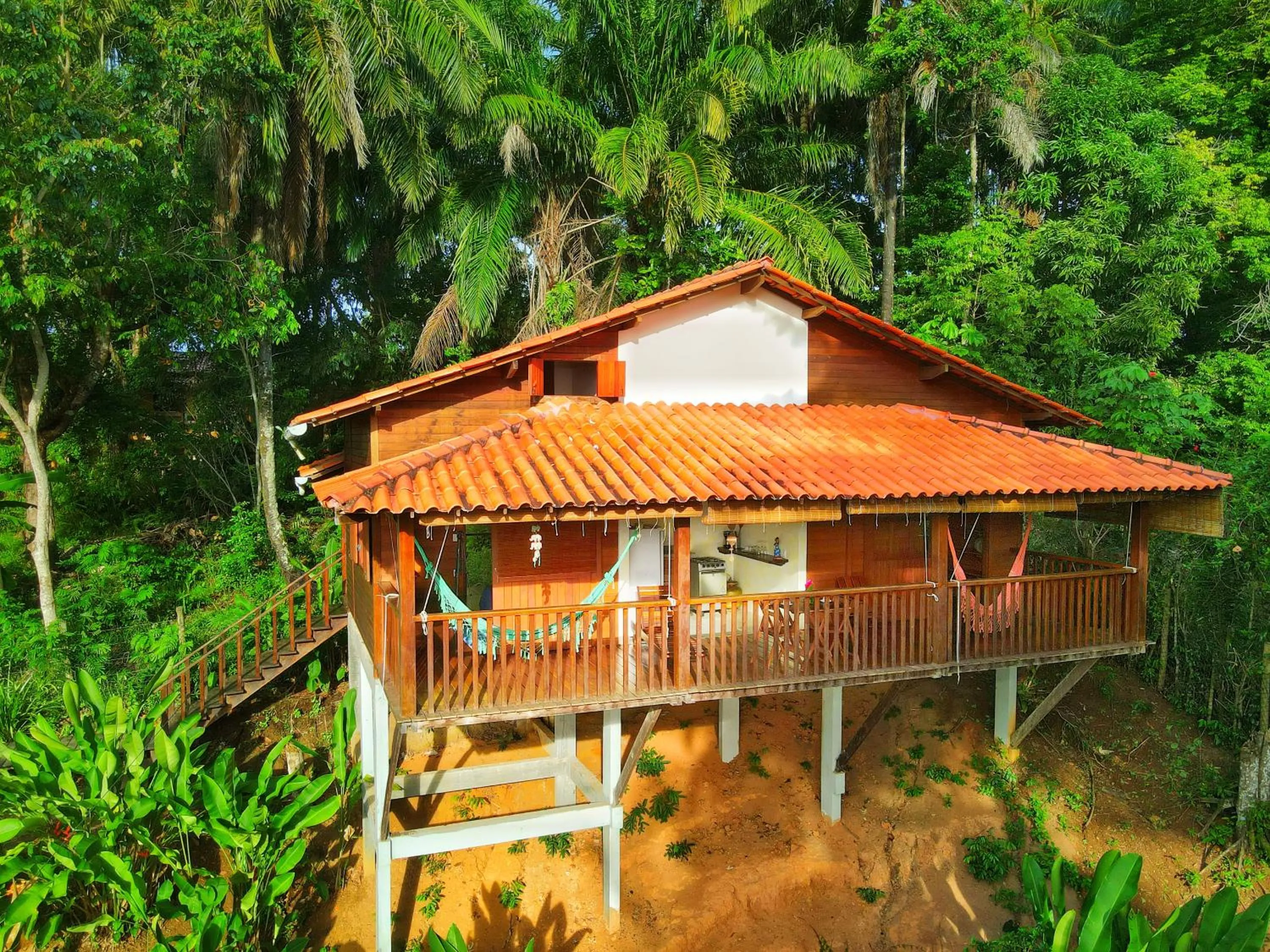 Bird's eye view in Pousada Horizonte Azul