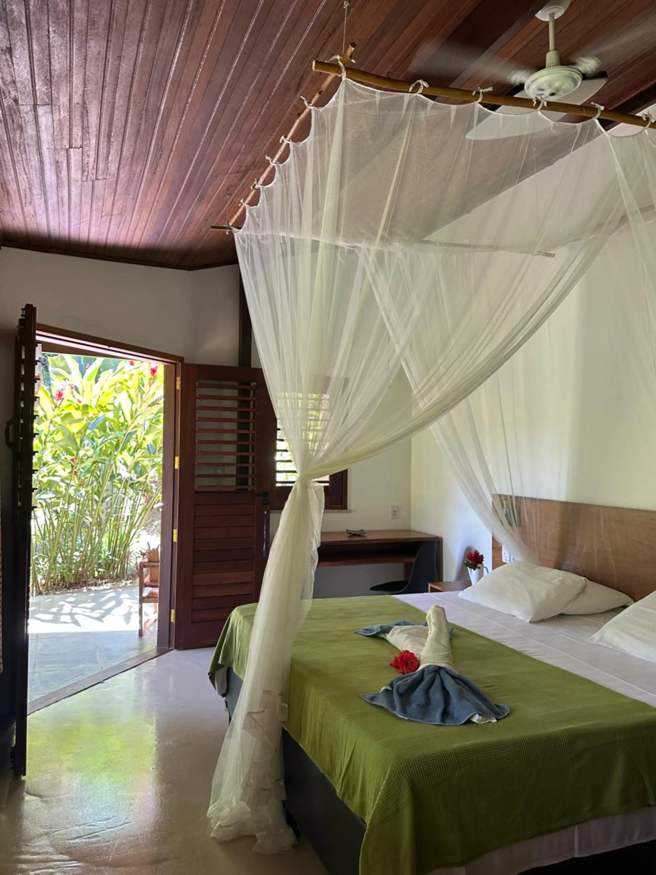Photo of the whole room, Bed in Pousada Horizonte Azul