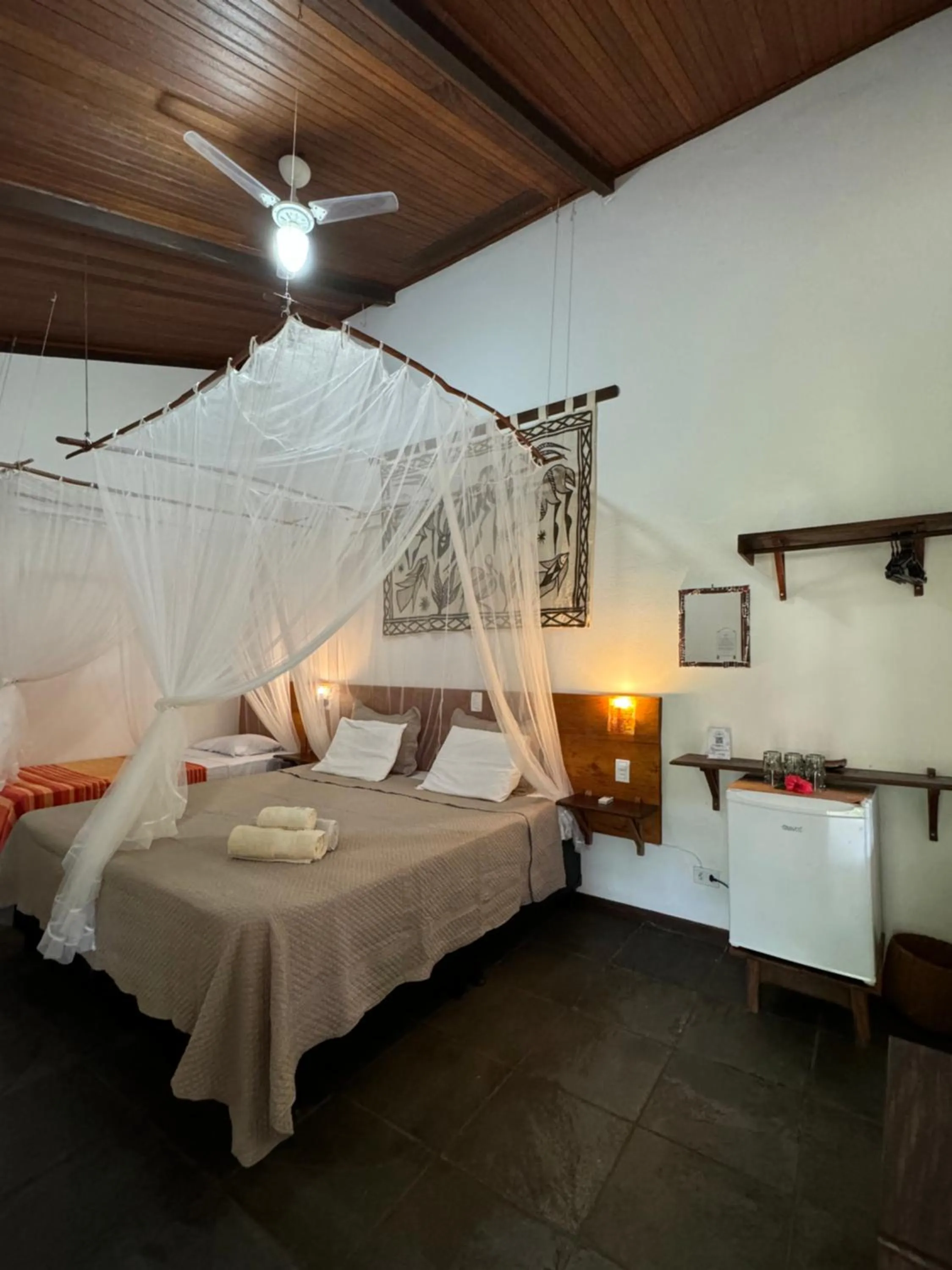 Photo of the whole room, Bed in Pousada Horizonte Azul