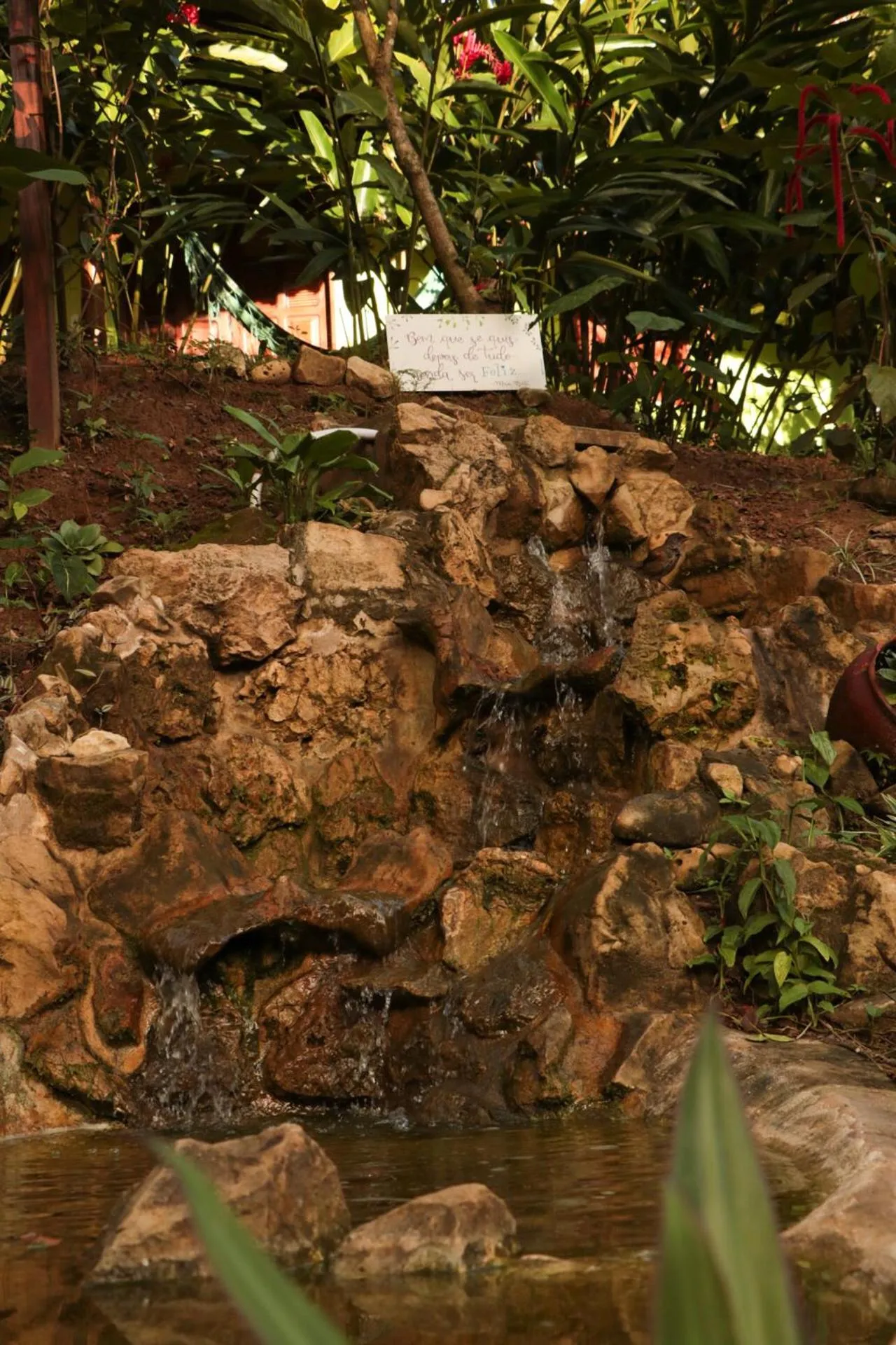 Garden in Pousada Horizonte Azul