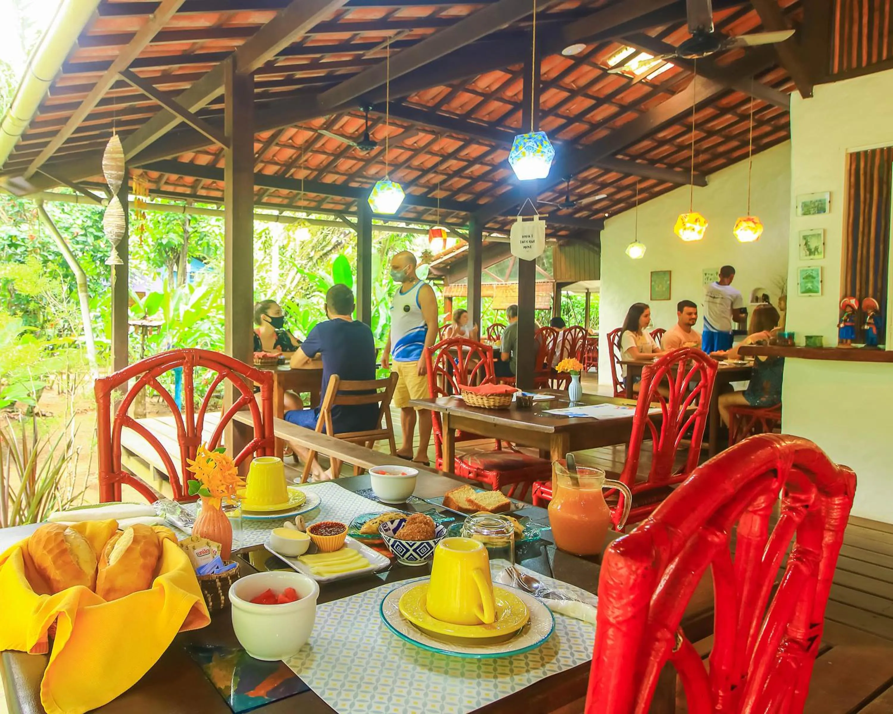 Breakfast in Pousada Horizonte Azul