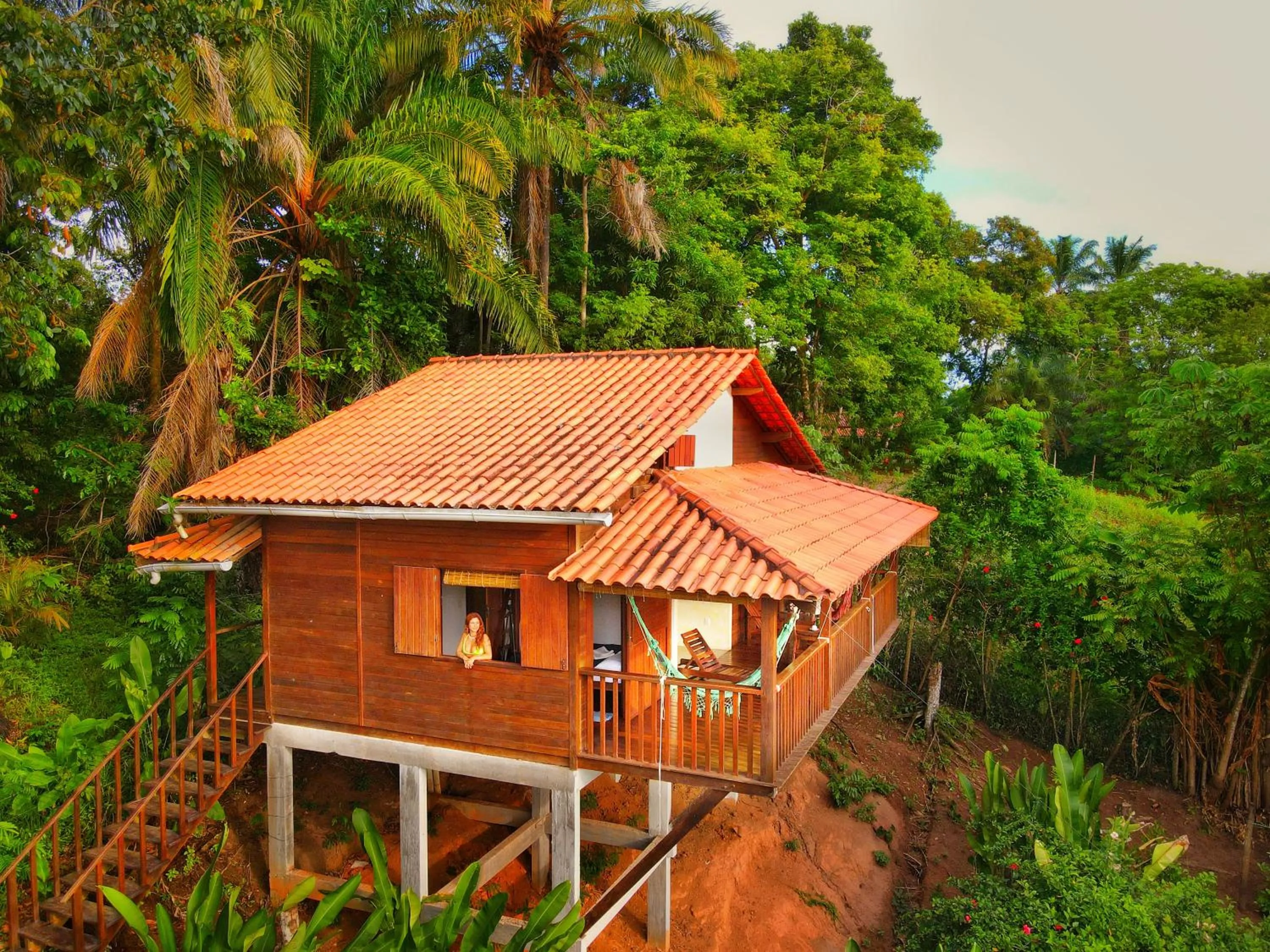 Bird's eye view in Pousada Horizonte Azul