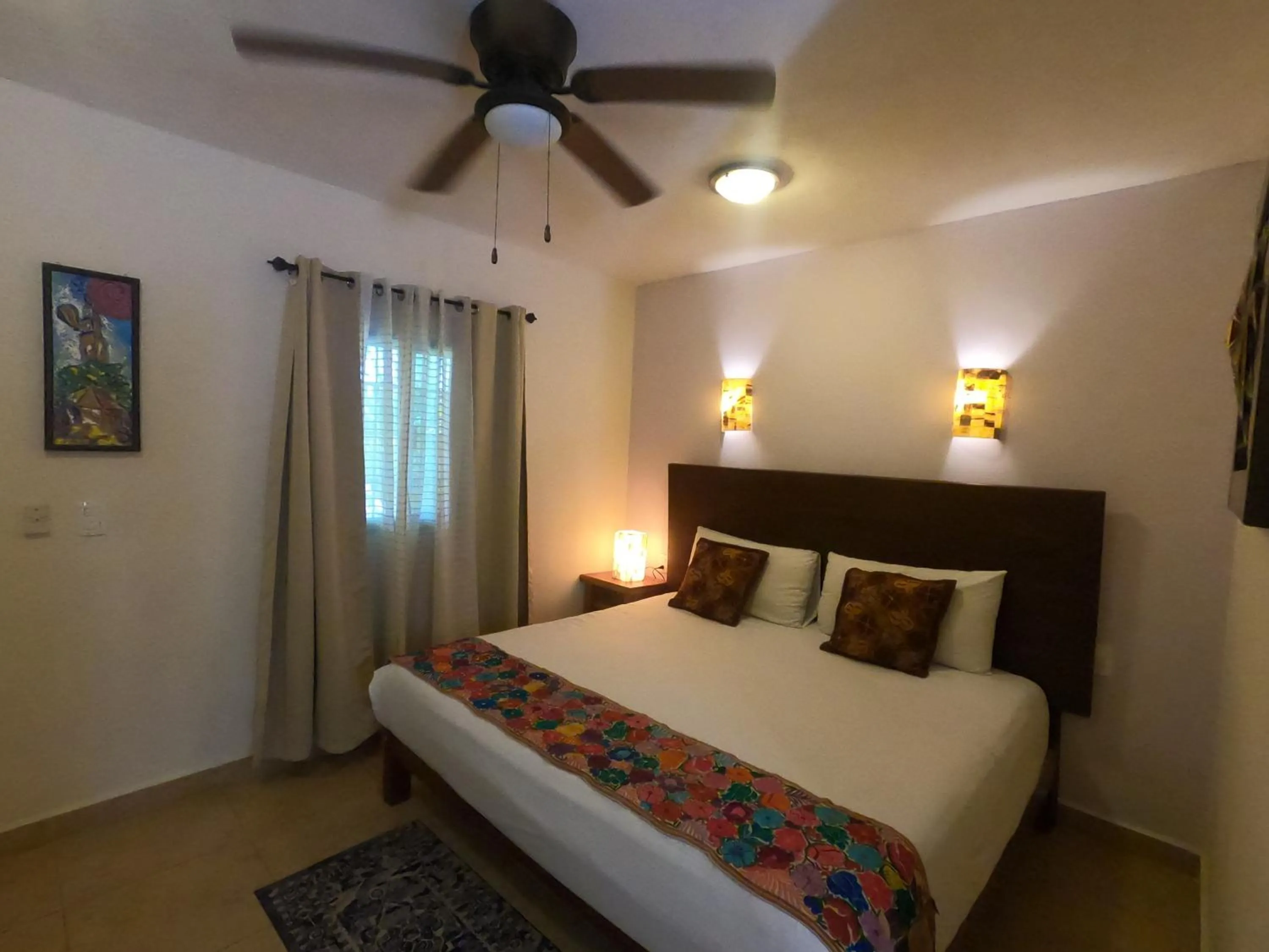 Bedroom, Bed in Hotel Balché