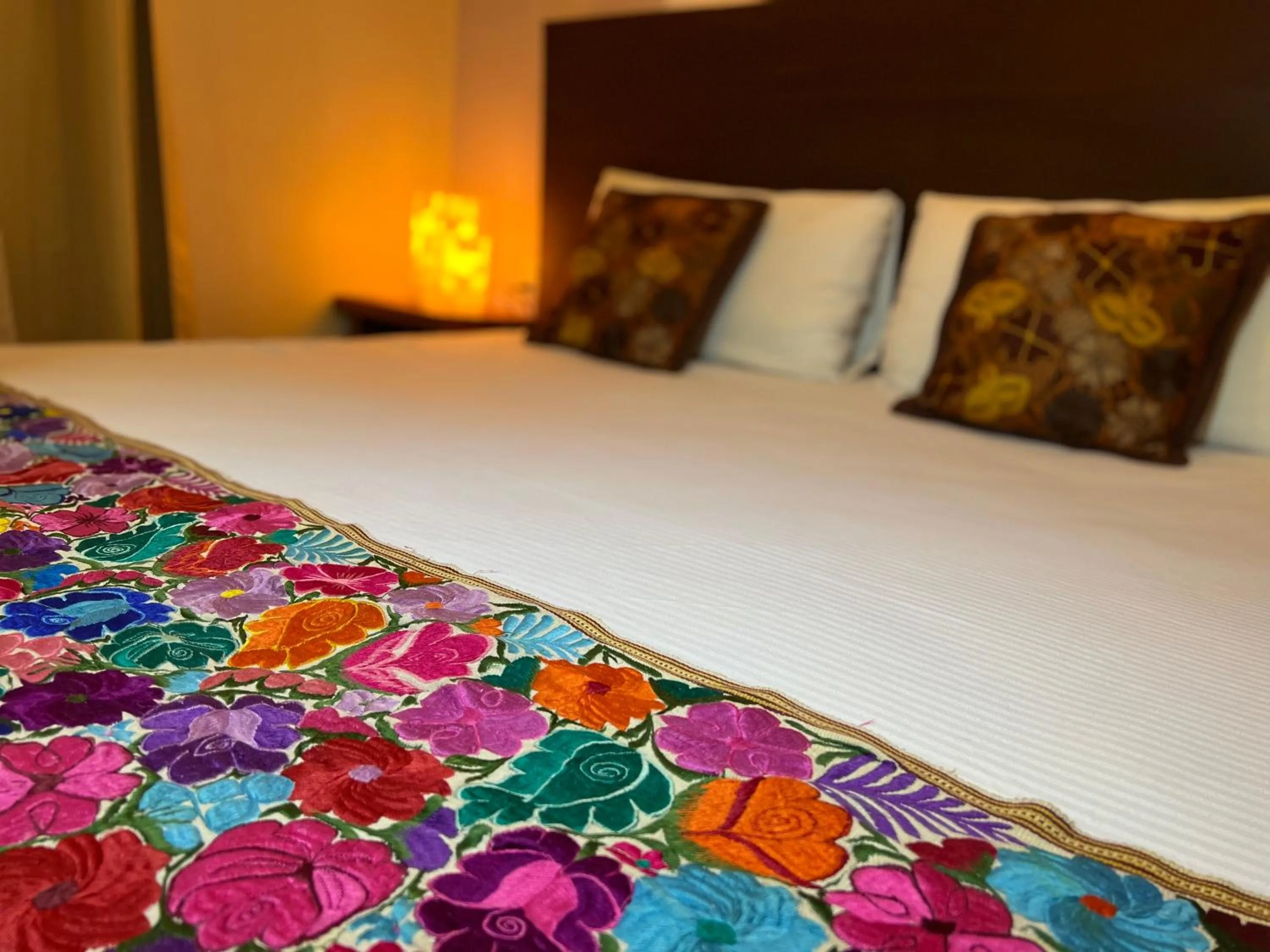 Bed in Hotel Balché