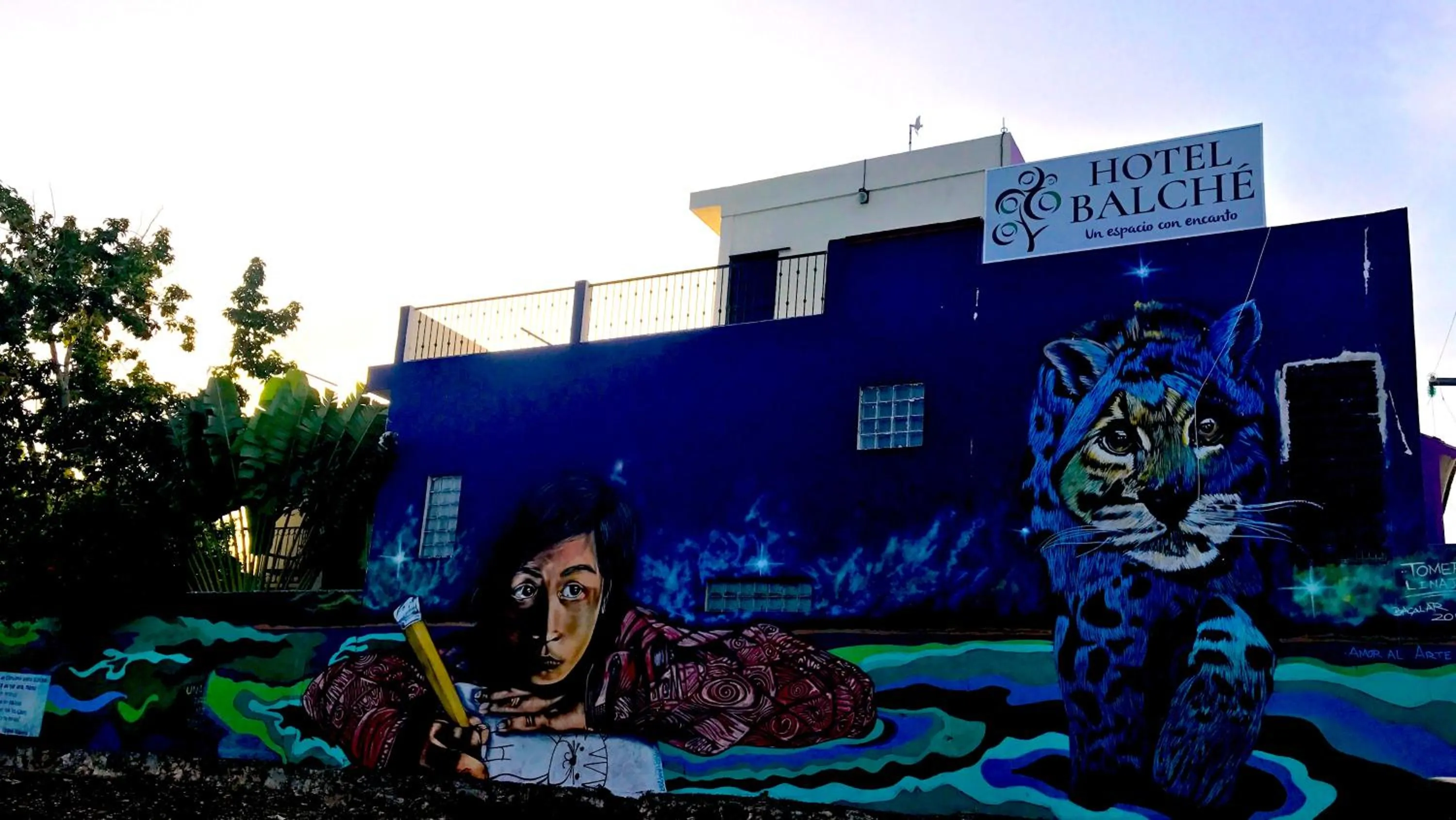 Property building in Hotel Balché