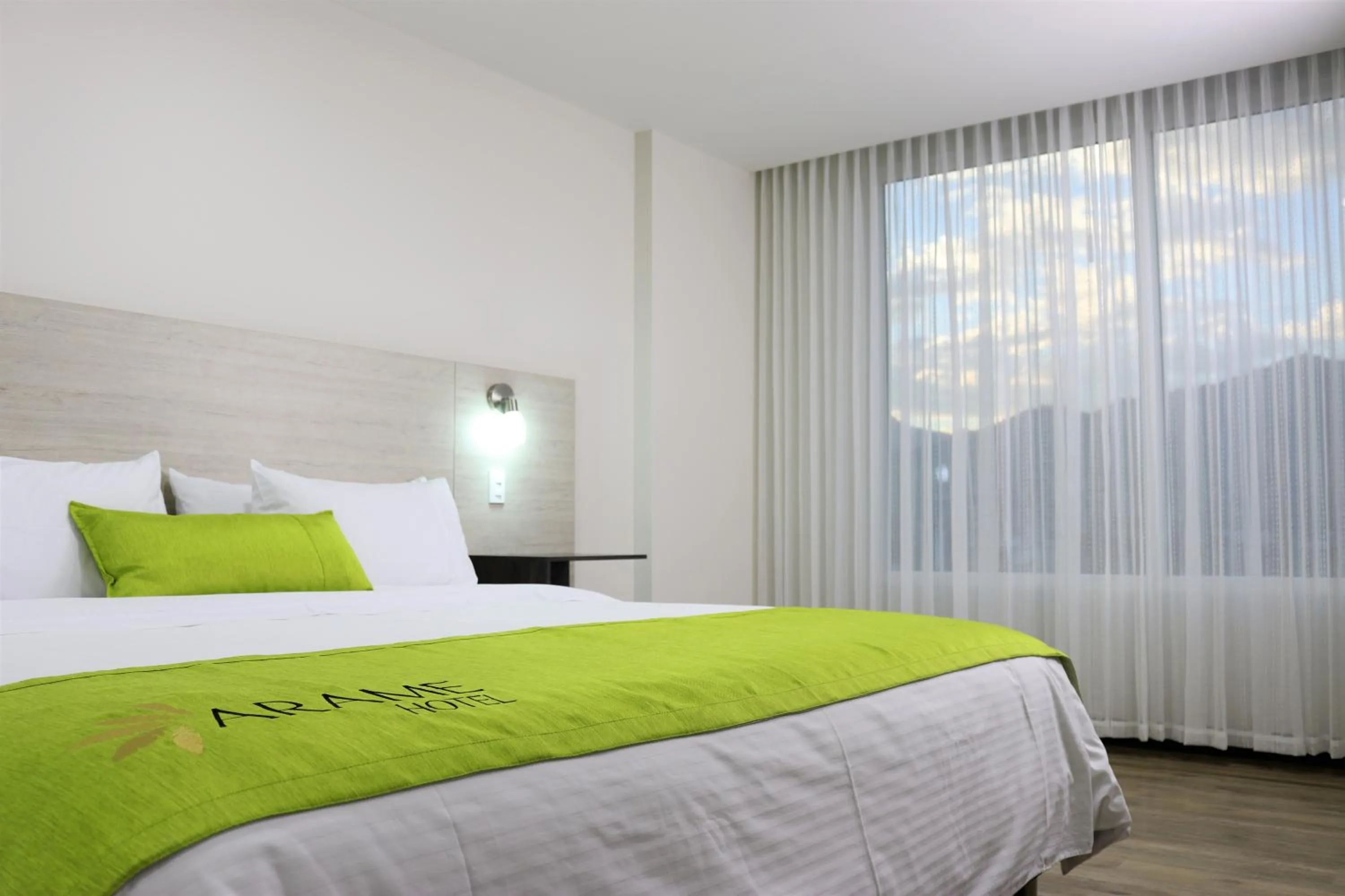 View (from property/room), Bed in Arame Hotel