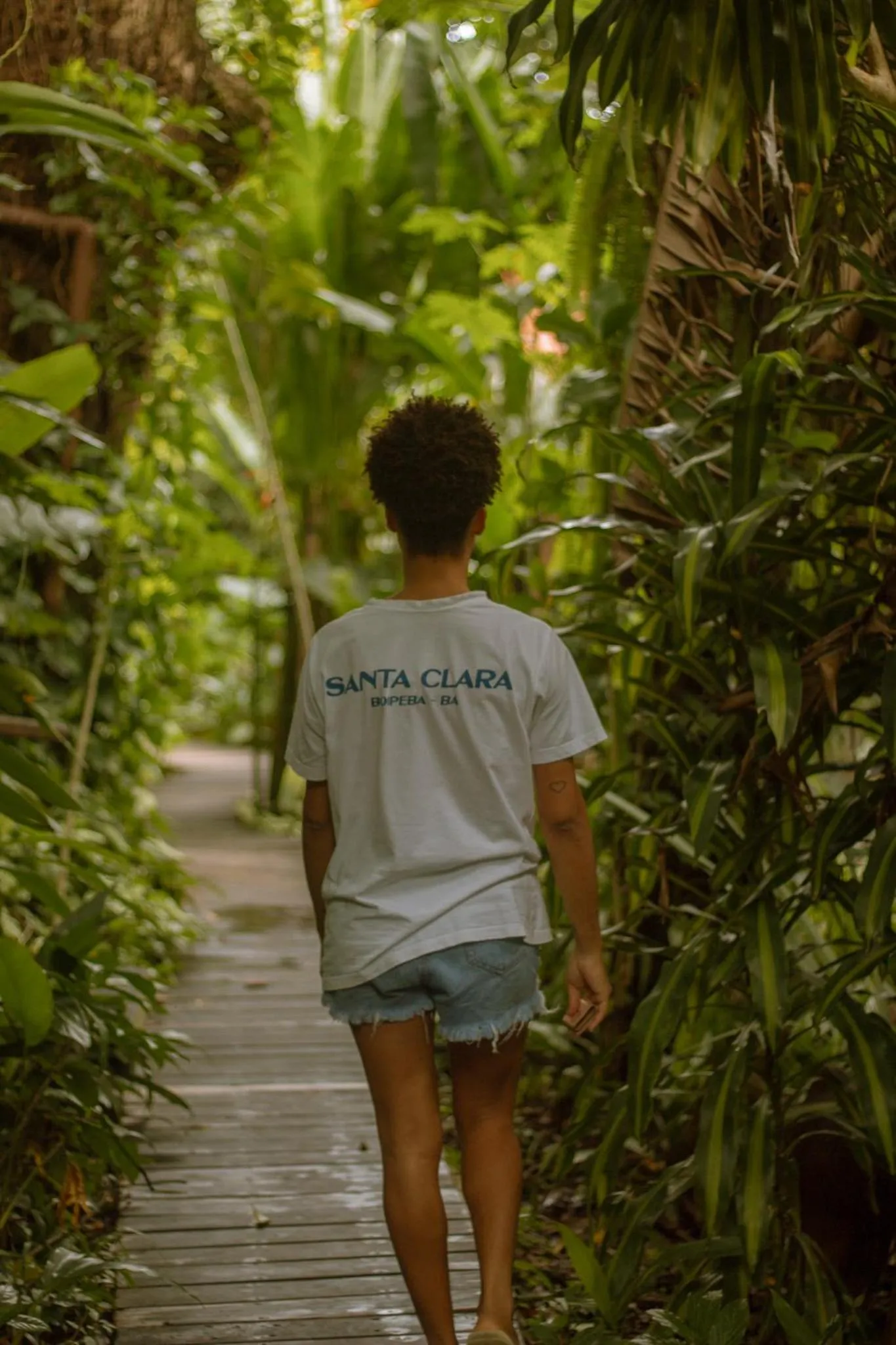 Garden view in Pousada Santa Clara