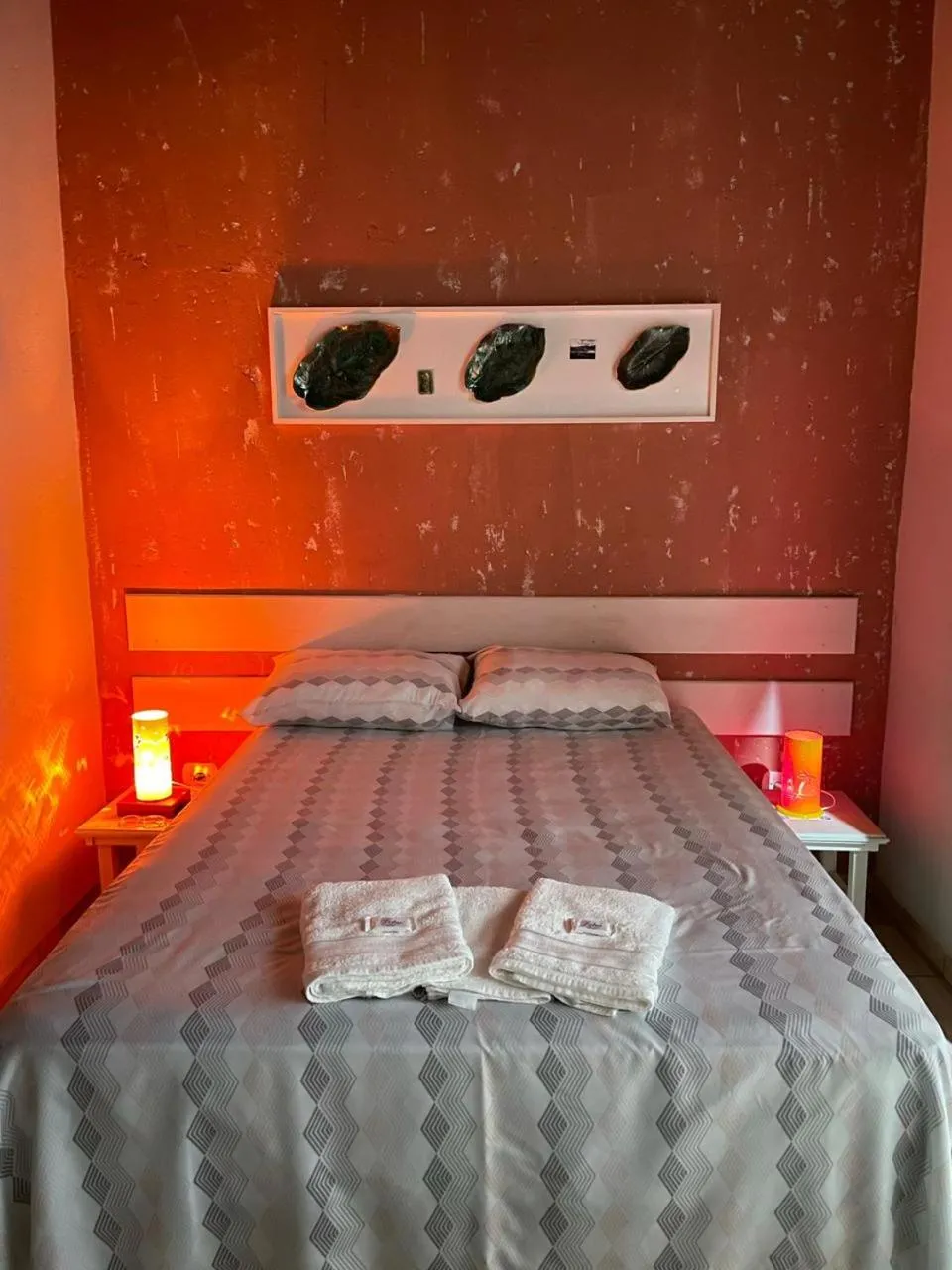 Bed in Pousada Natureza e Arte