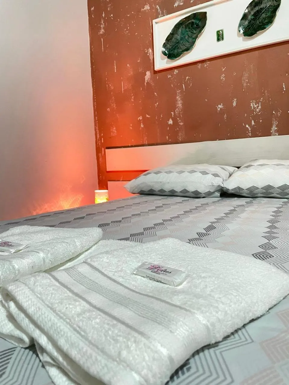 Bed in Pousada Natureza e Arte