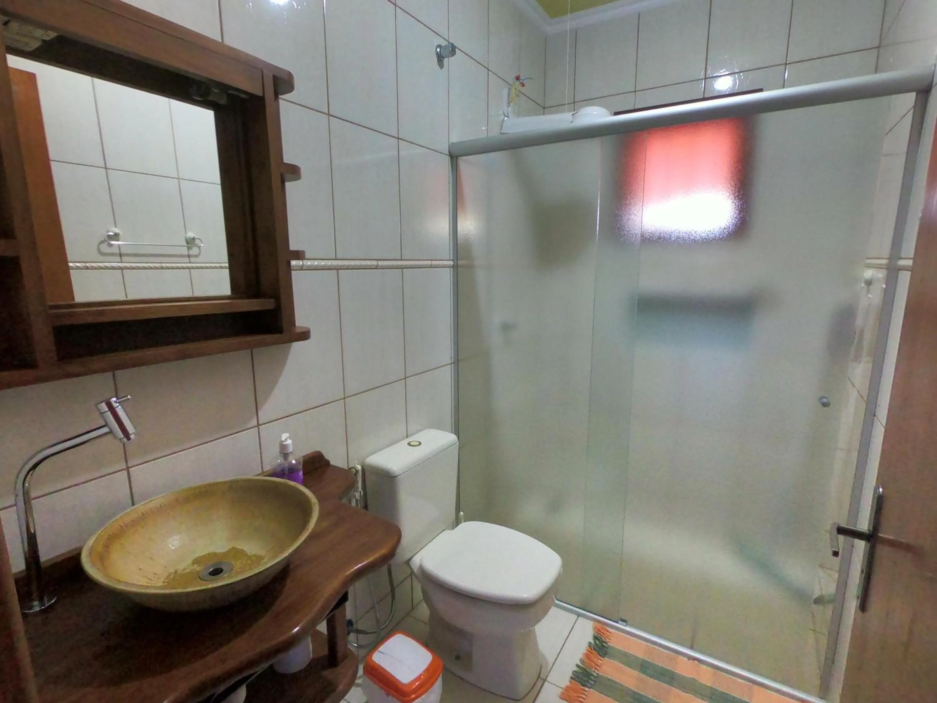 Bathroom in Pousada Natureza e Arte