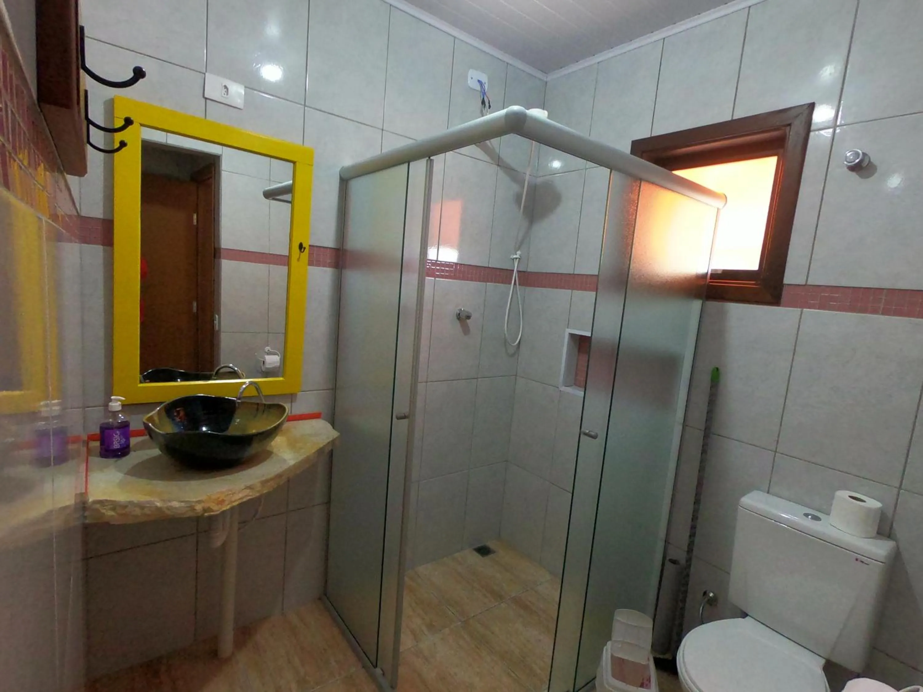 Bathroom in Pousada Natureza e Arte