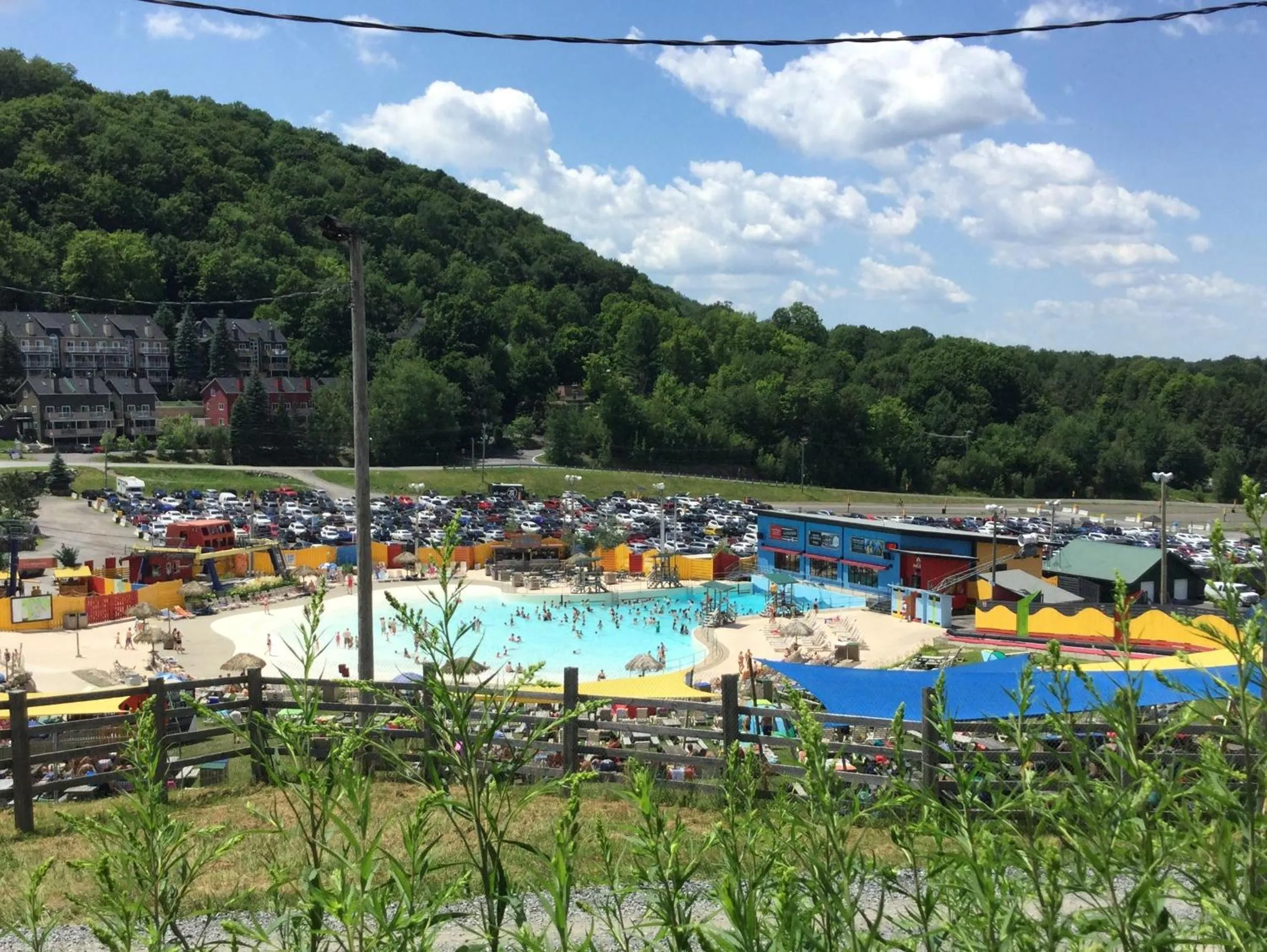 Aqua park in Au pied des pentes