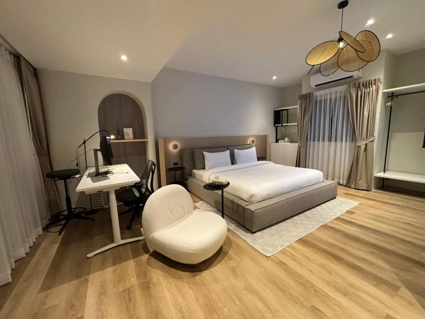 Living room, Bed in Punnpreeda Beach Resort - SHA Plus Certified