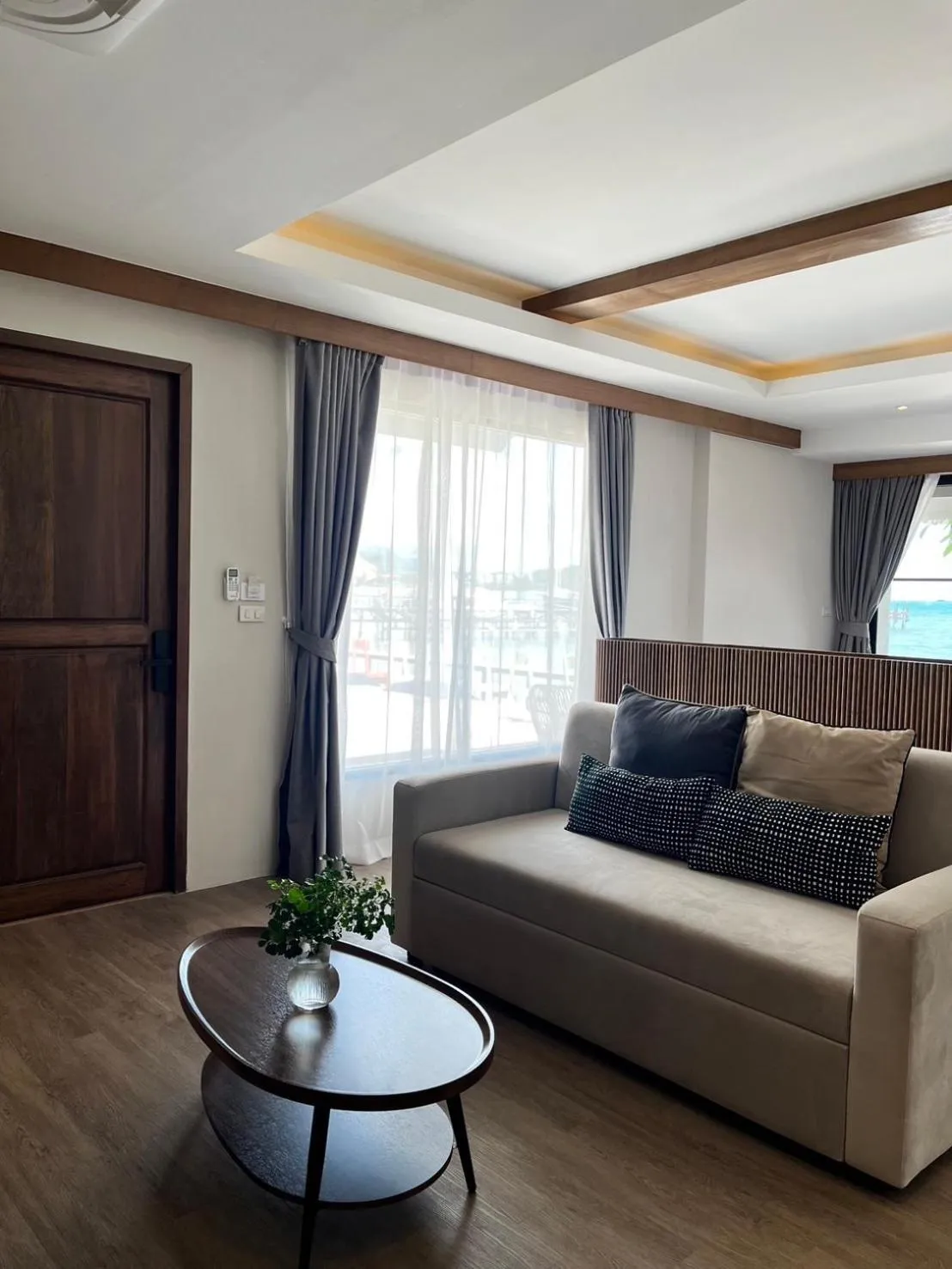 Seating area in Punnpreeda Beach Resort - SHA Plus Certified