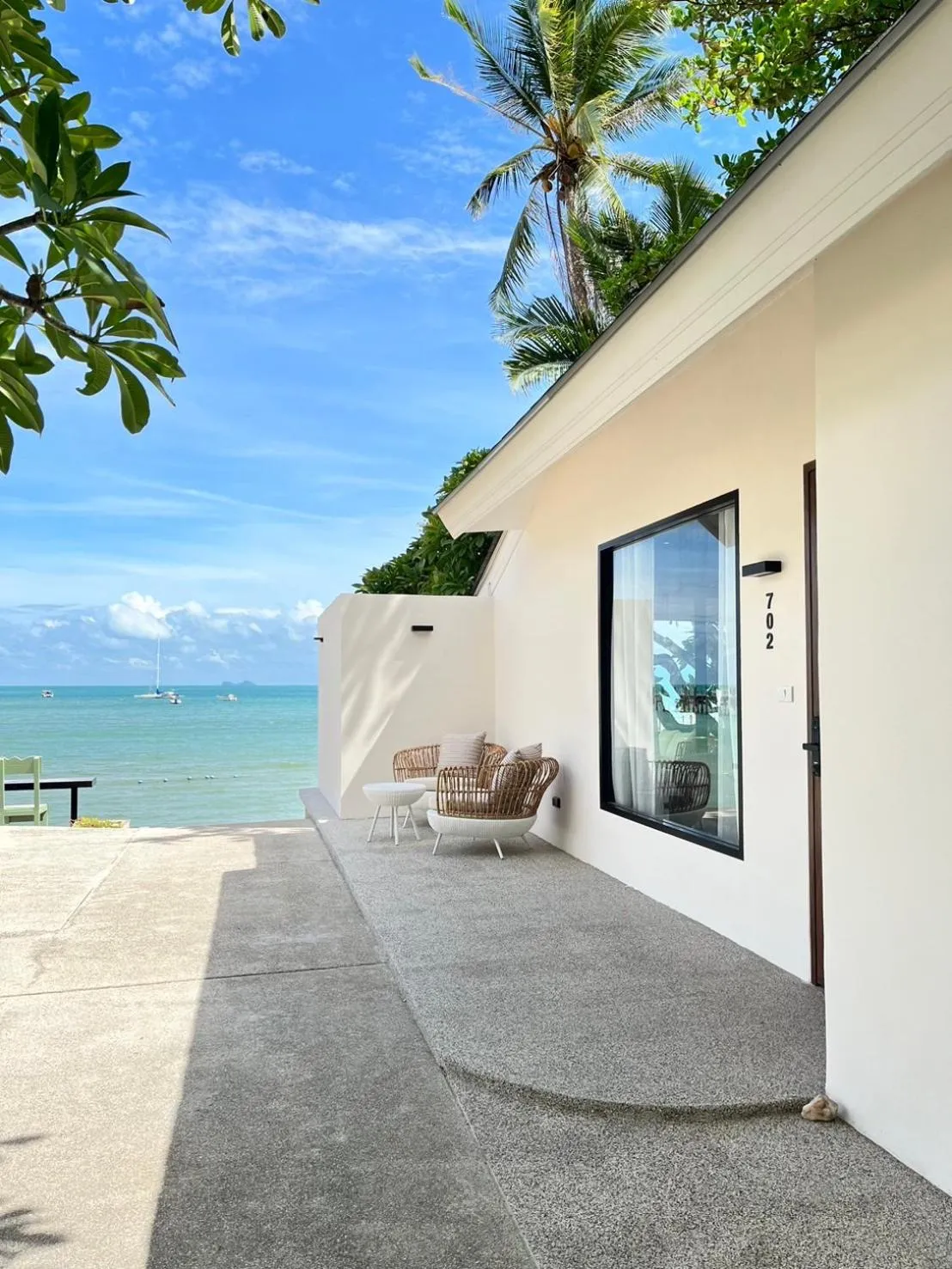 Balcony/Terrace in Punnpreeda Beach Resort - SHA Plus Certified