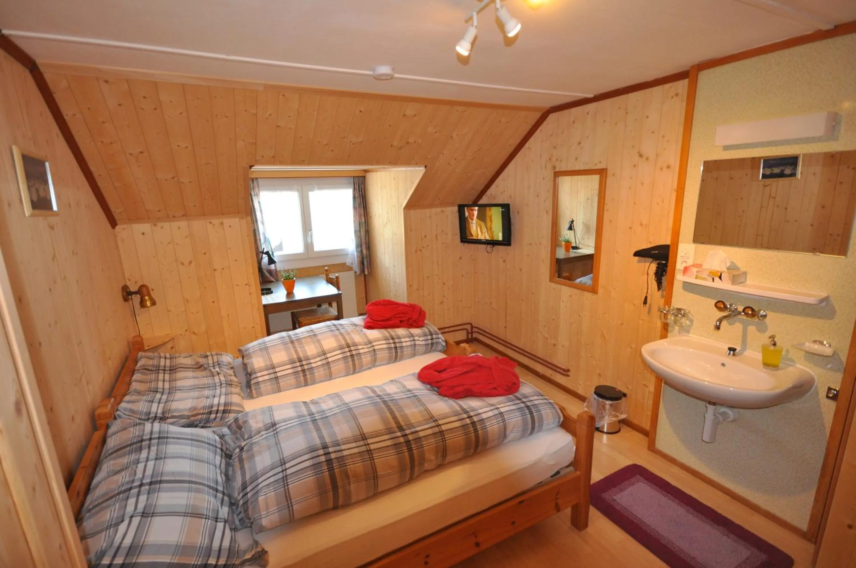 Bed in Gasthaus Waldheim