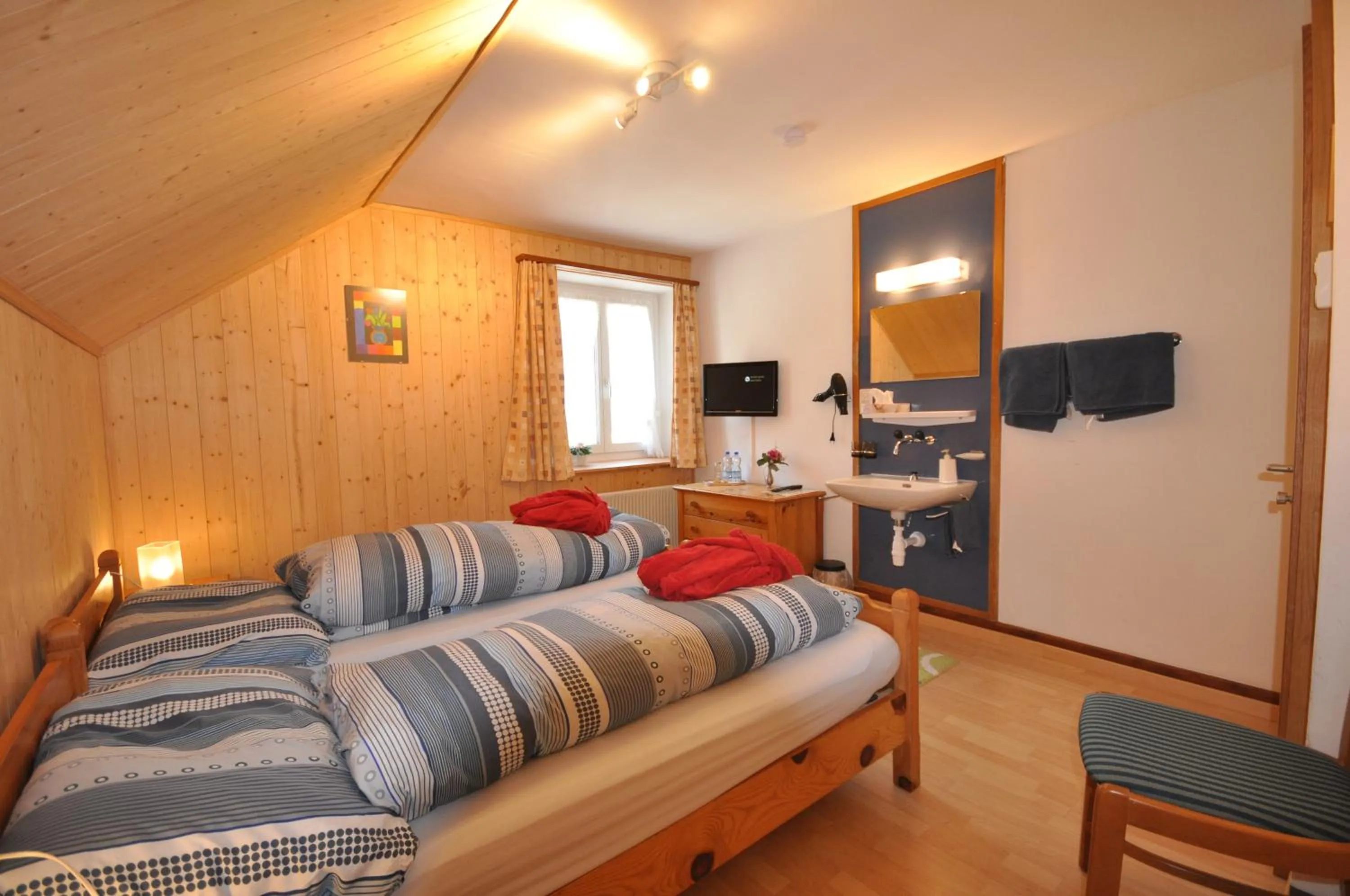 Bed in Gasthaus Waldheim