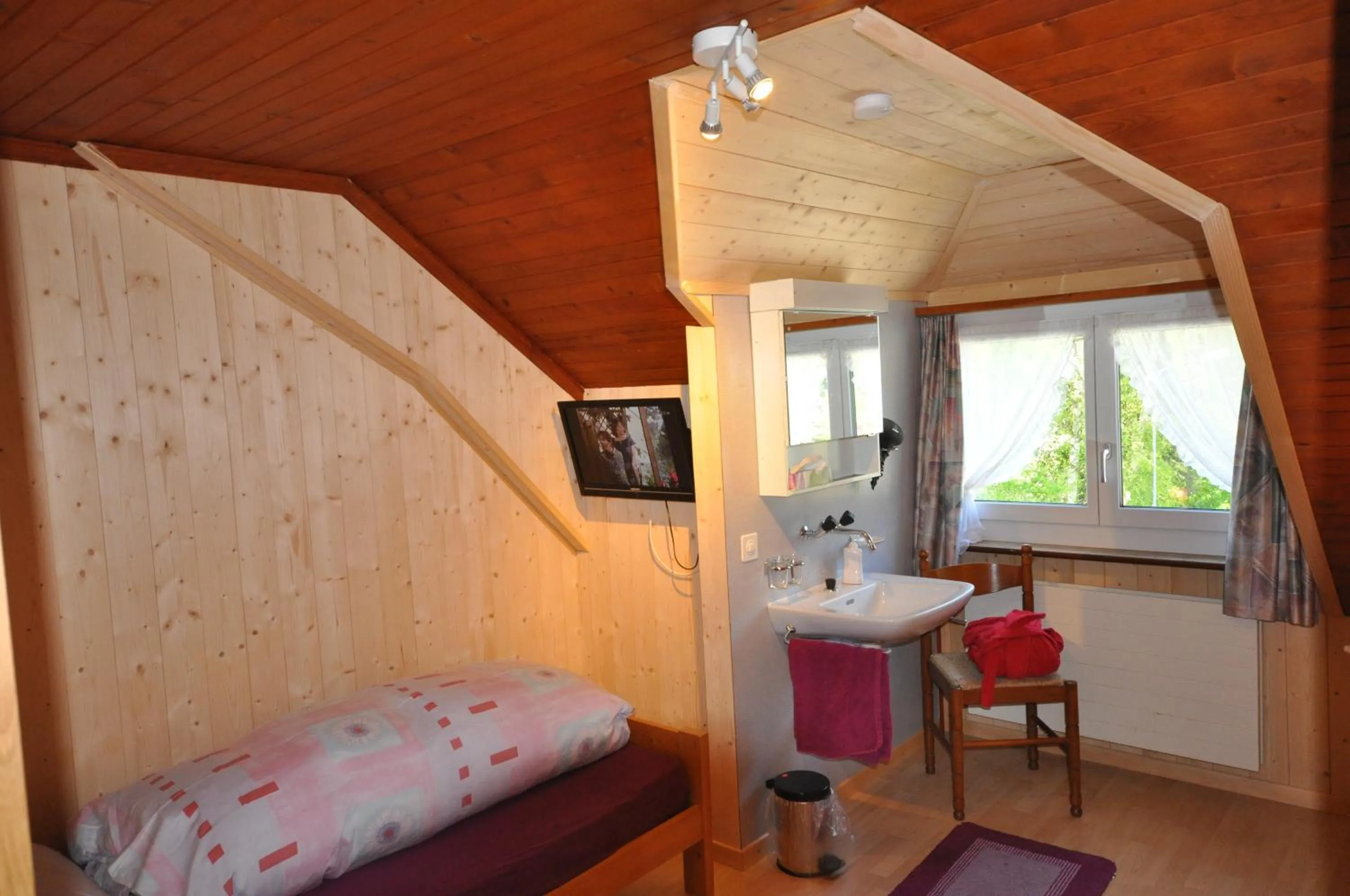 Bed in Gasthaus Waldheim