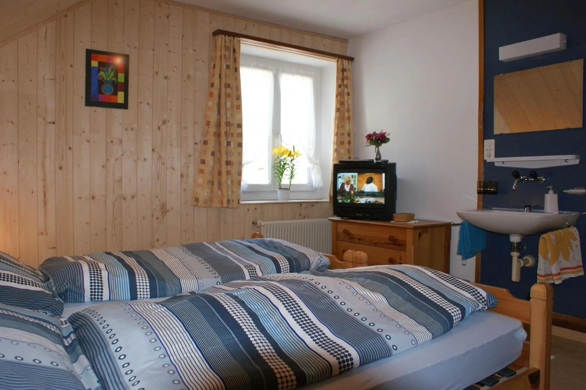 Bed in Gasthaus Waldheim