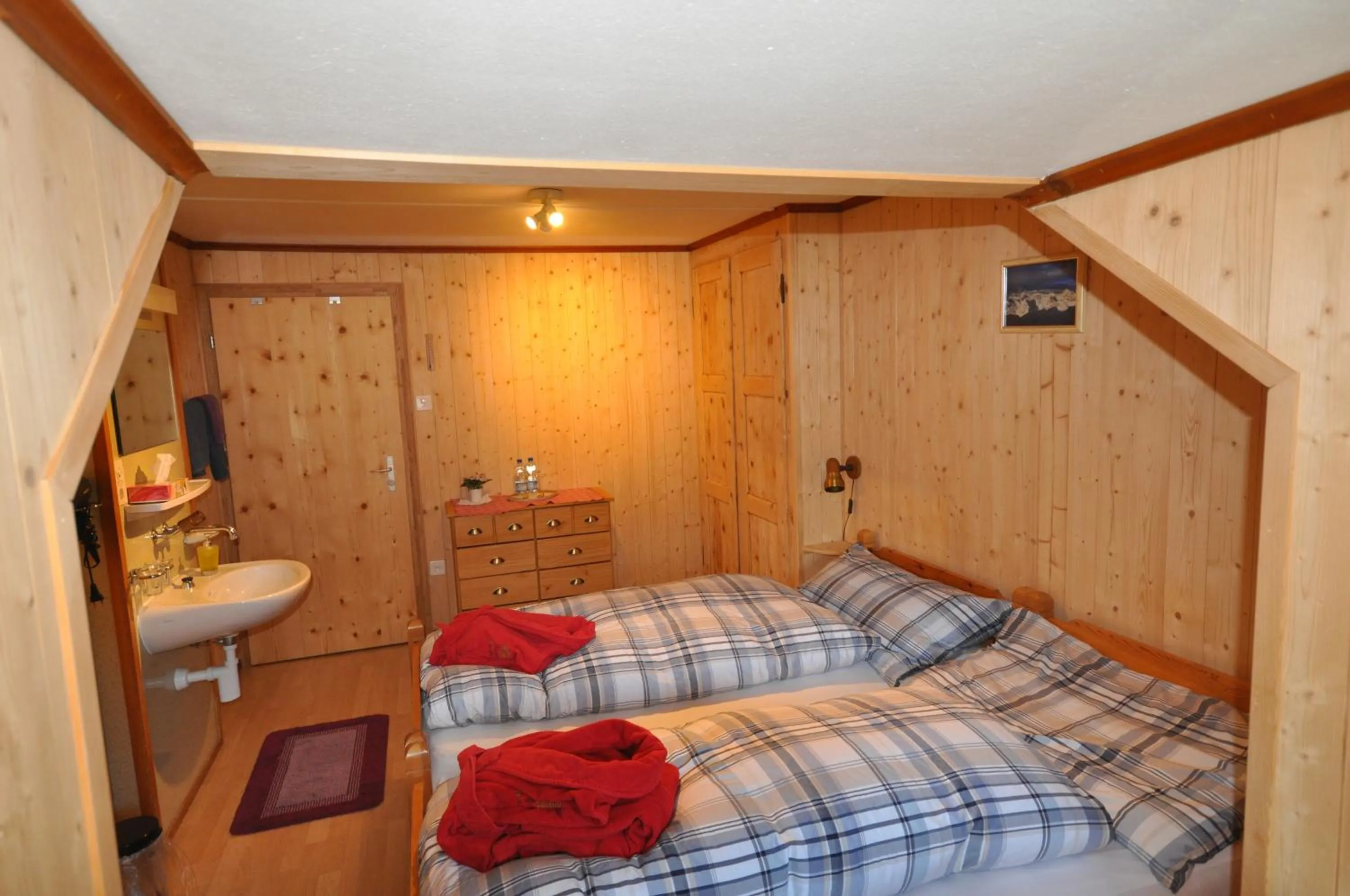 Bed in Gasthaus Waldheim