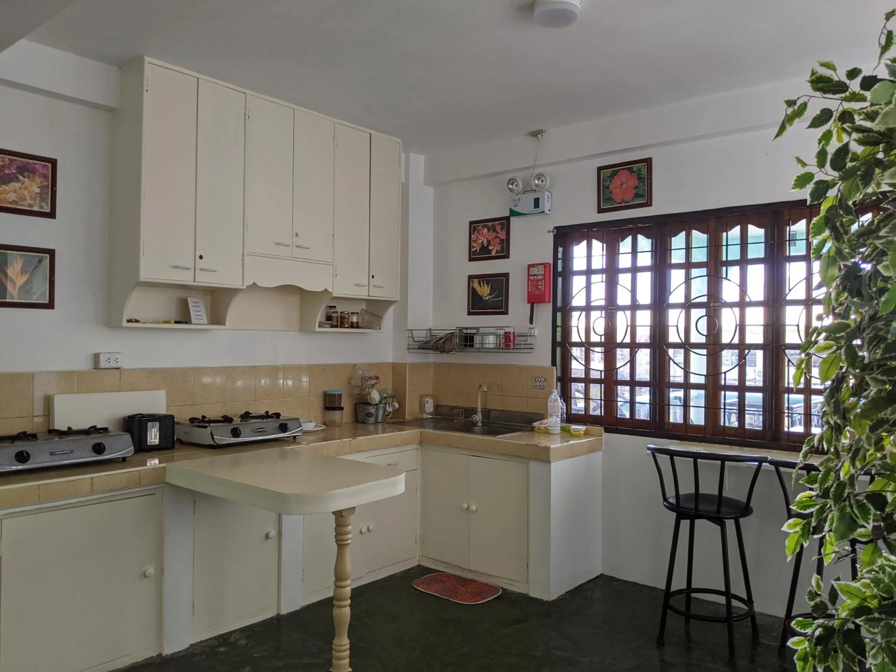 Kitchen or kitchenette in Citadel Alona Inn