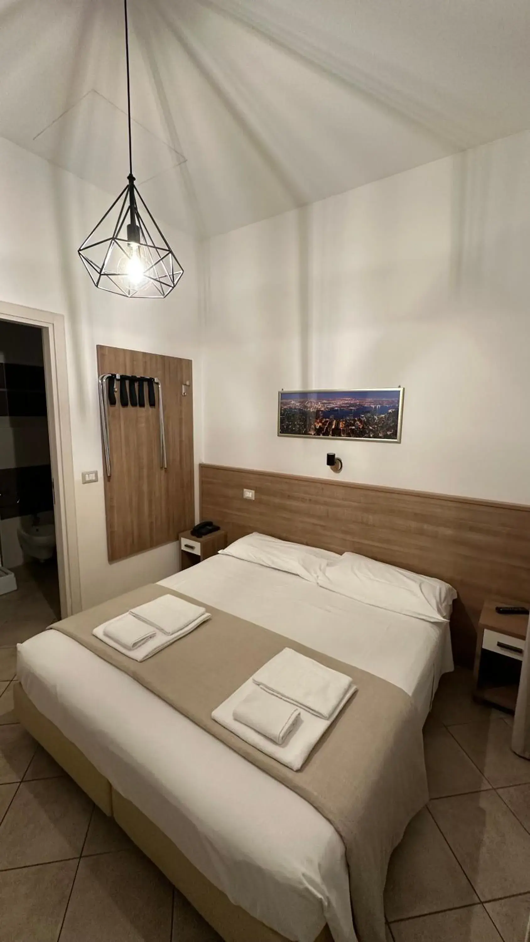 Bed in Hotel Montecarlo Bed in Hotel Montecarlo