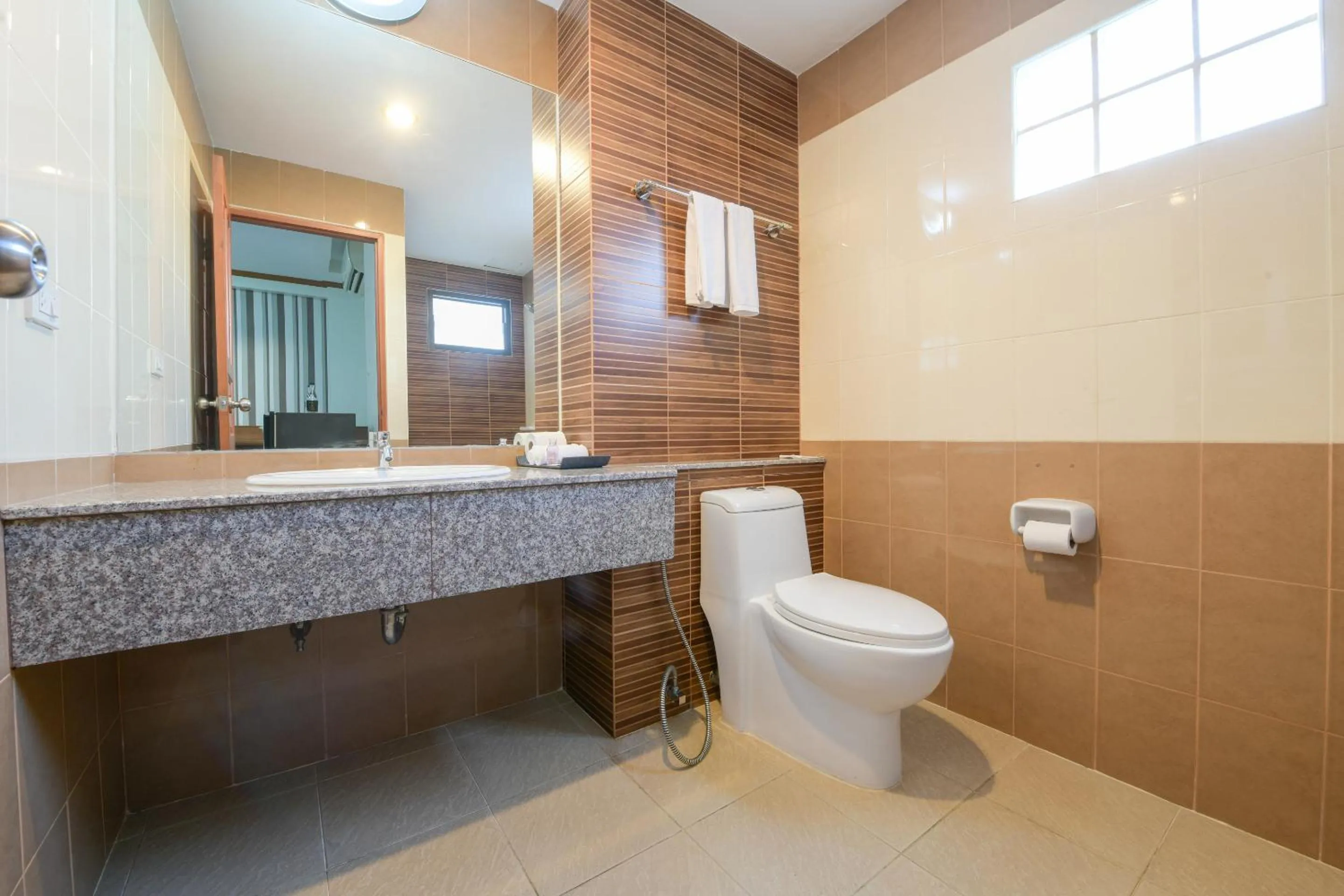 Bathroom in The Route Sriracha Hotel And Residence