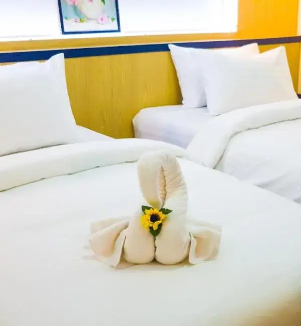 Bed in The Route Sriracha Hotel And Residence Bed in The Route Sriracha Hotel And Residence