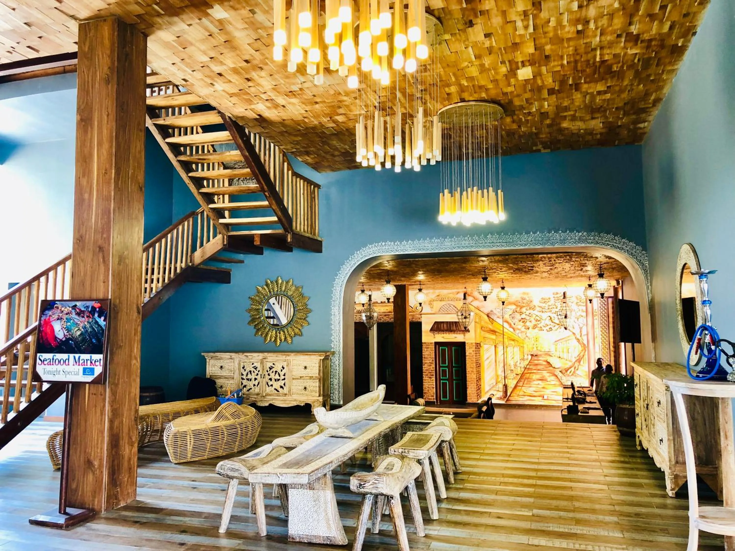 Lobby or reception in Thaproban Pavilion Waves