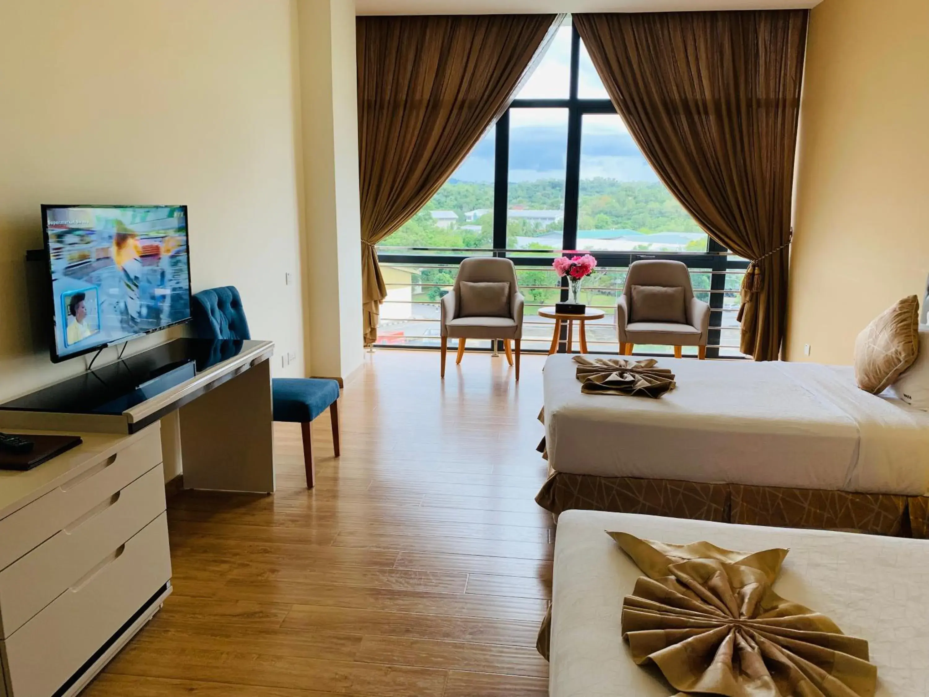 TV and multimedia, Bed in Wafa Hotel & Apartment TV and multimedia, Bed in Wafa Hotel & Apartment