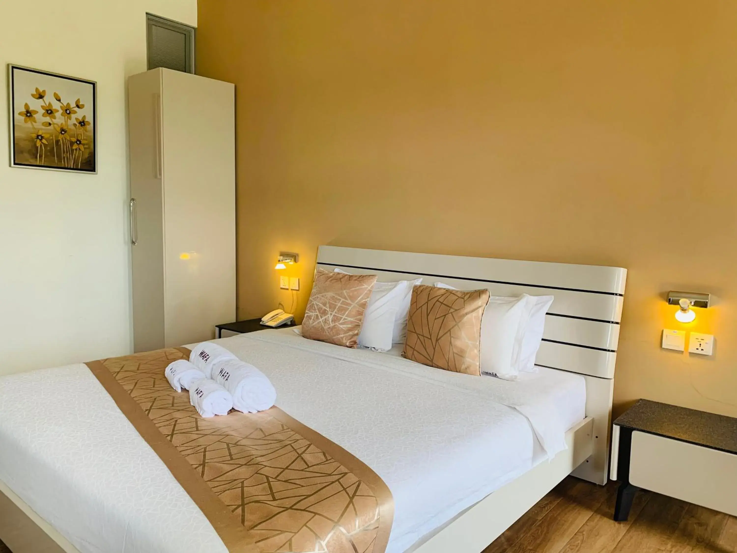 Bedroom, Bed in Wafa Hotel & Apartment Bedroom, Bed in Wafa Hotel & Apartment