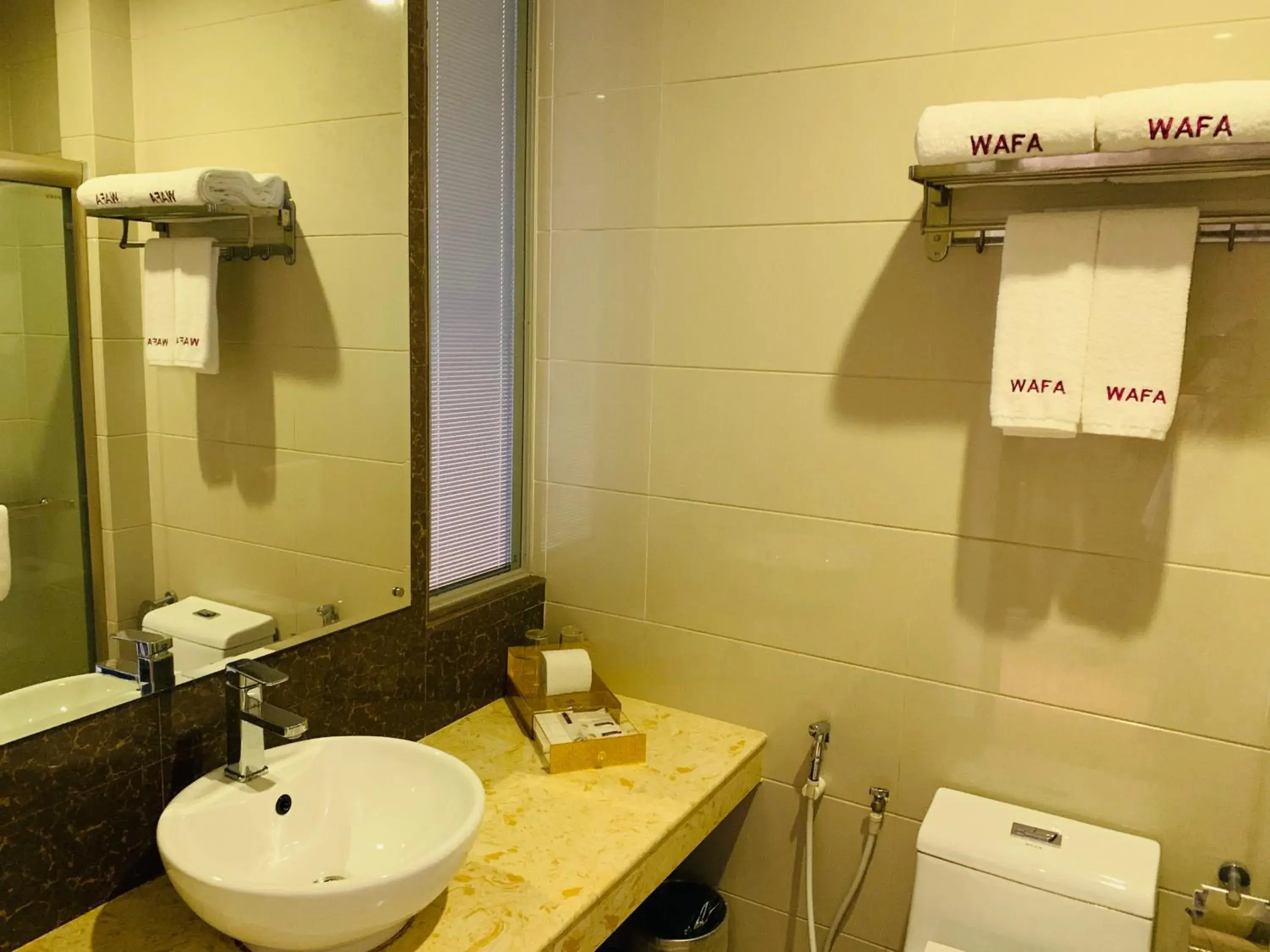 Toilet in Wafa Hotel & Apartment Toilet in Wafa Hotel & Apartment