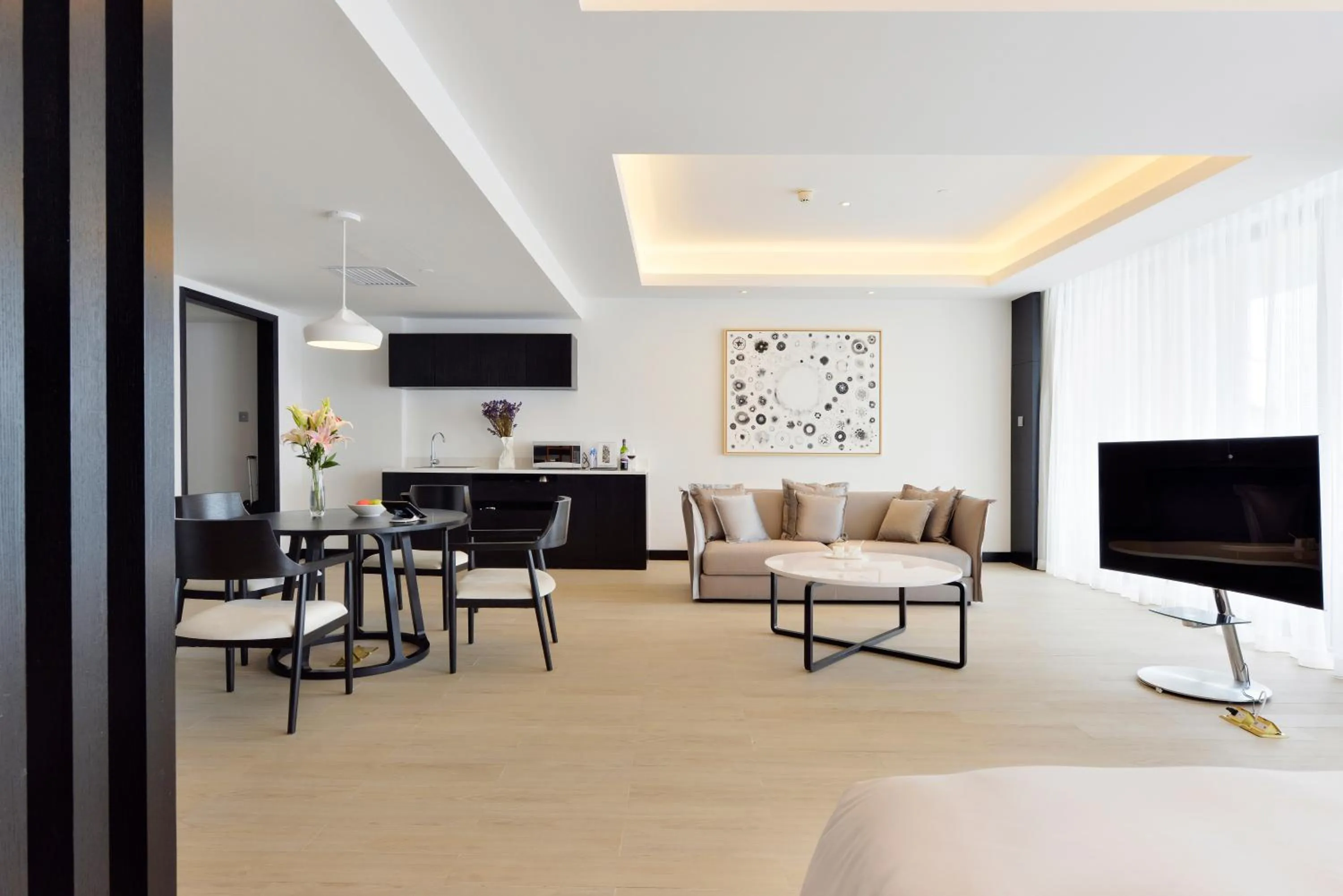 Living room in Palace Resort Villas Yalong Bay Sanya