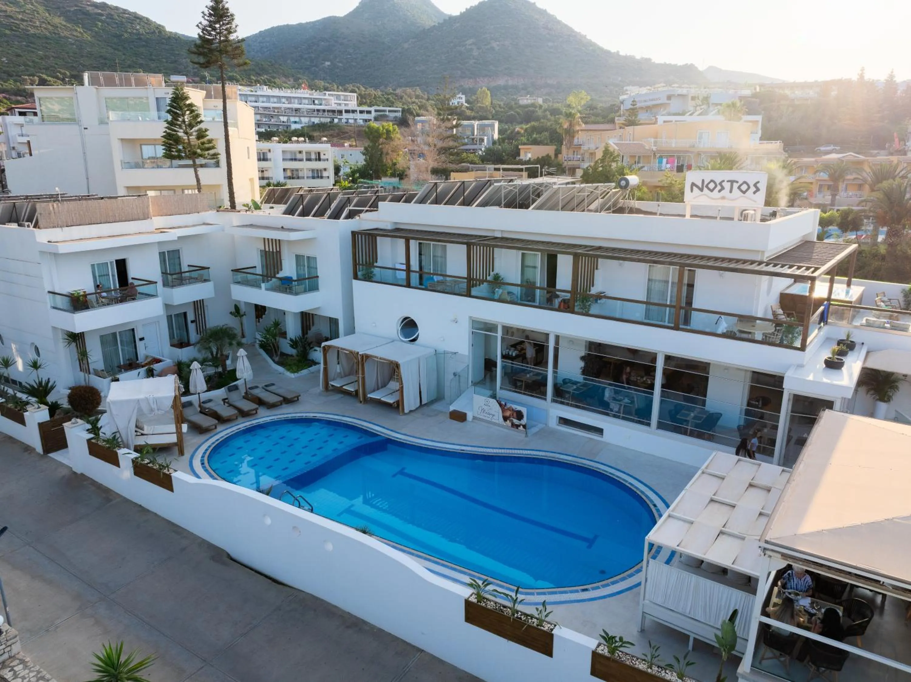 Property building in Nostos Beach Boutique Hotel