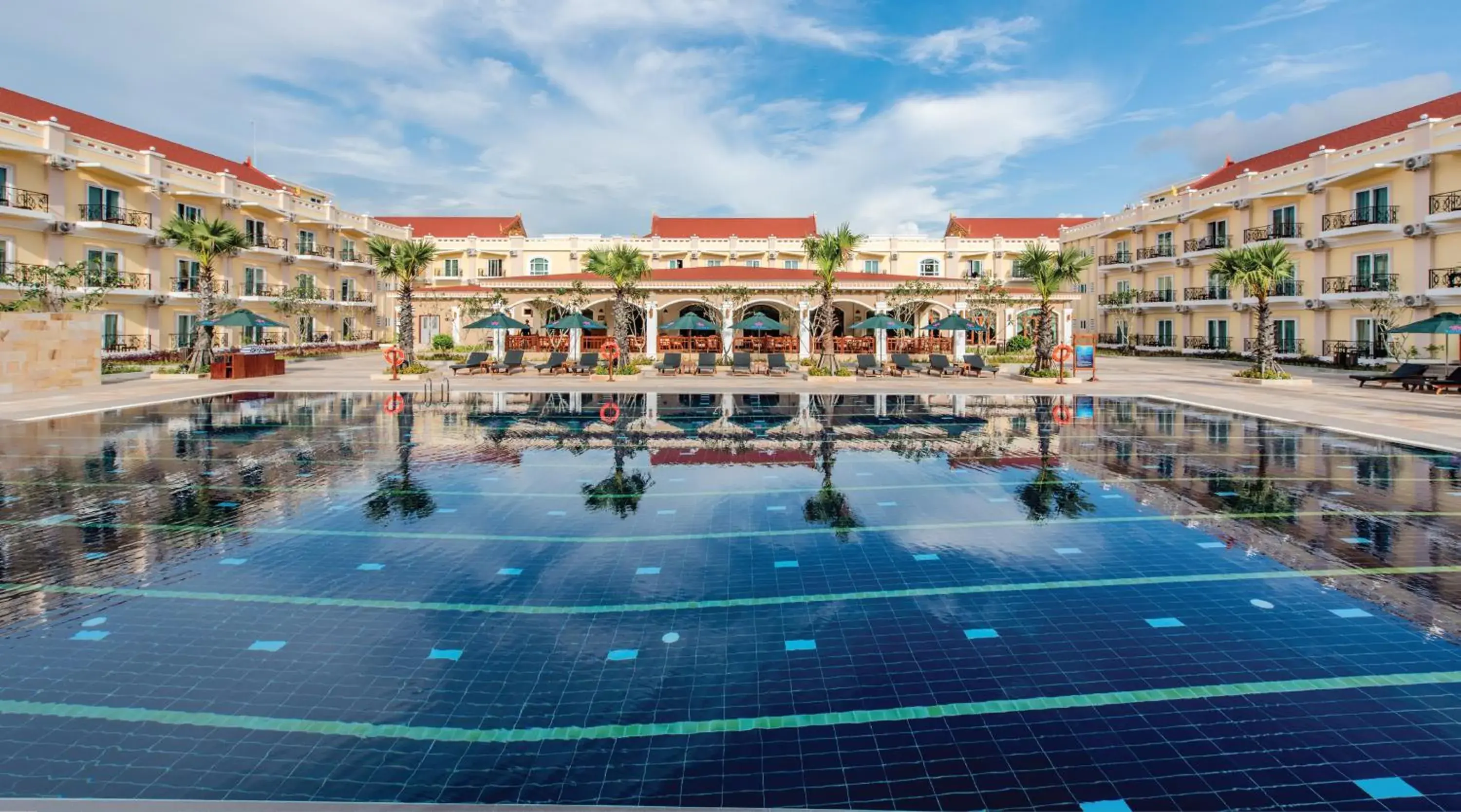 Swimming pool in Sokha Palace Siem Reap Hotel Swimming pool in Sokha Palace Siem Reap Hotel
