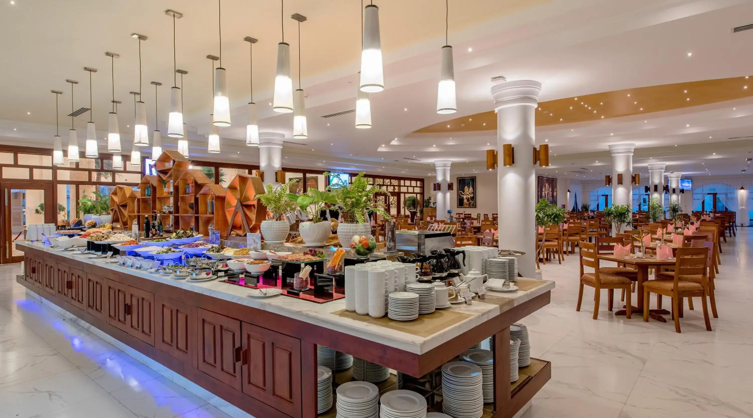 Buffet breakfast in Sokha Palace Siem Reap Hotel Buffet breakfast in Sokha Palace Siem Reap Hotel
