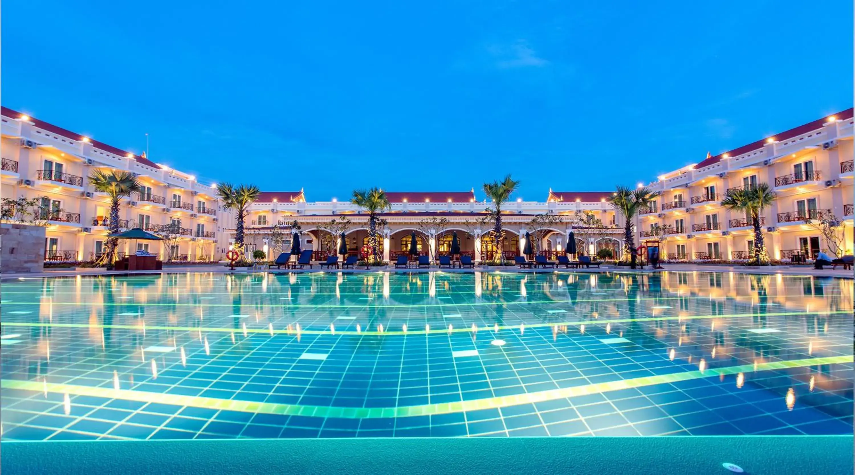 Swimming pool in Sokha Palace Siem Reap Hotel Swimming pool in Sokha Palace Siem Reap Hotel