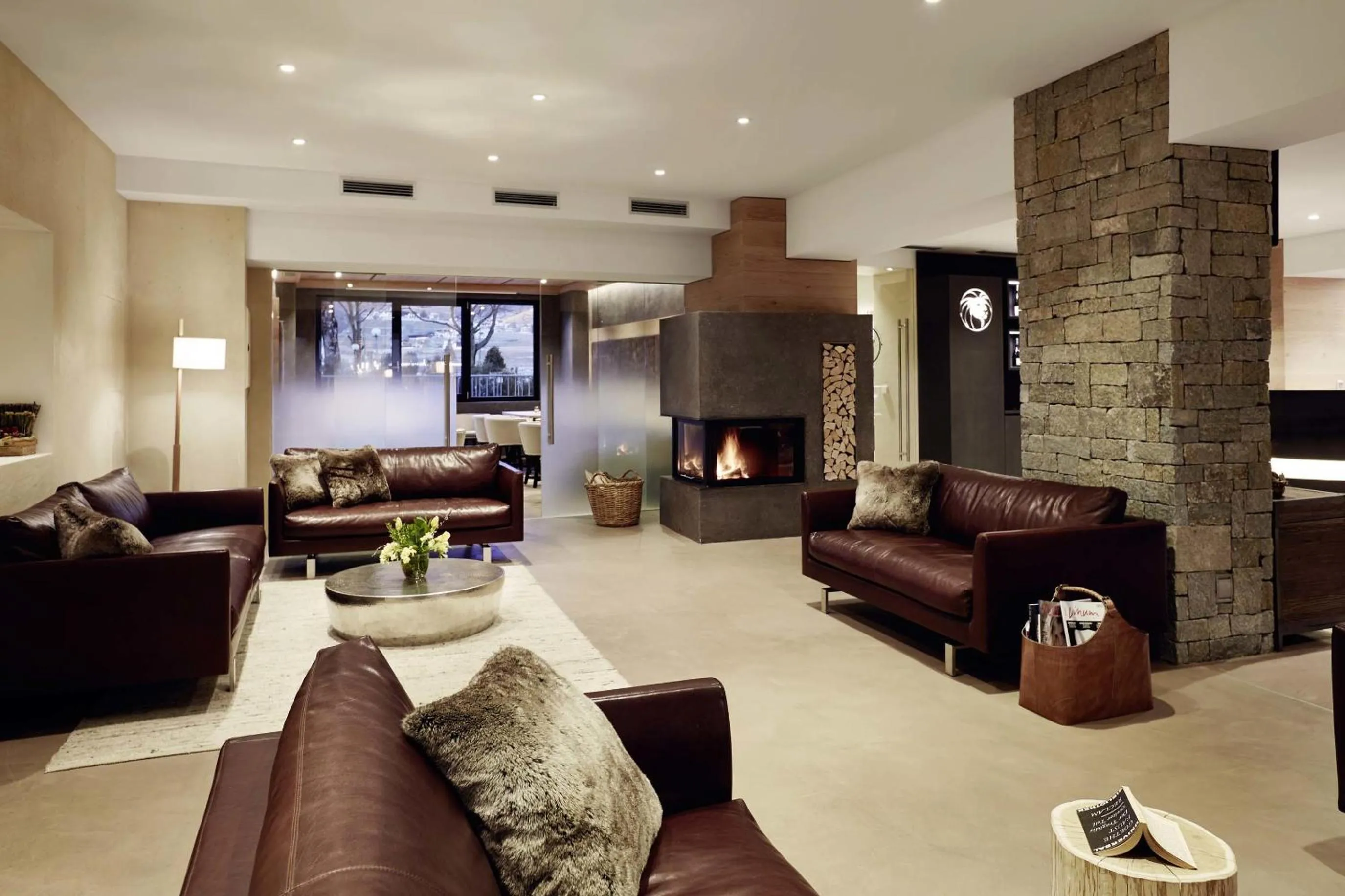 Lobby or reception in Hotel Löwenhof