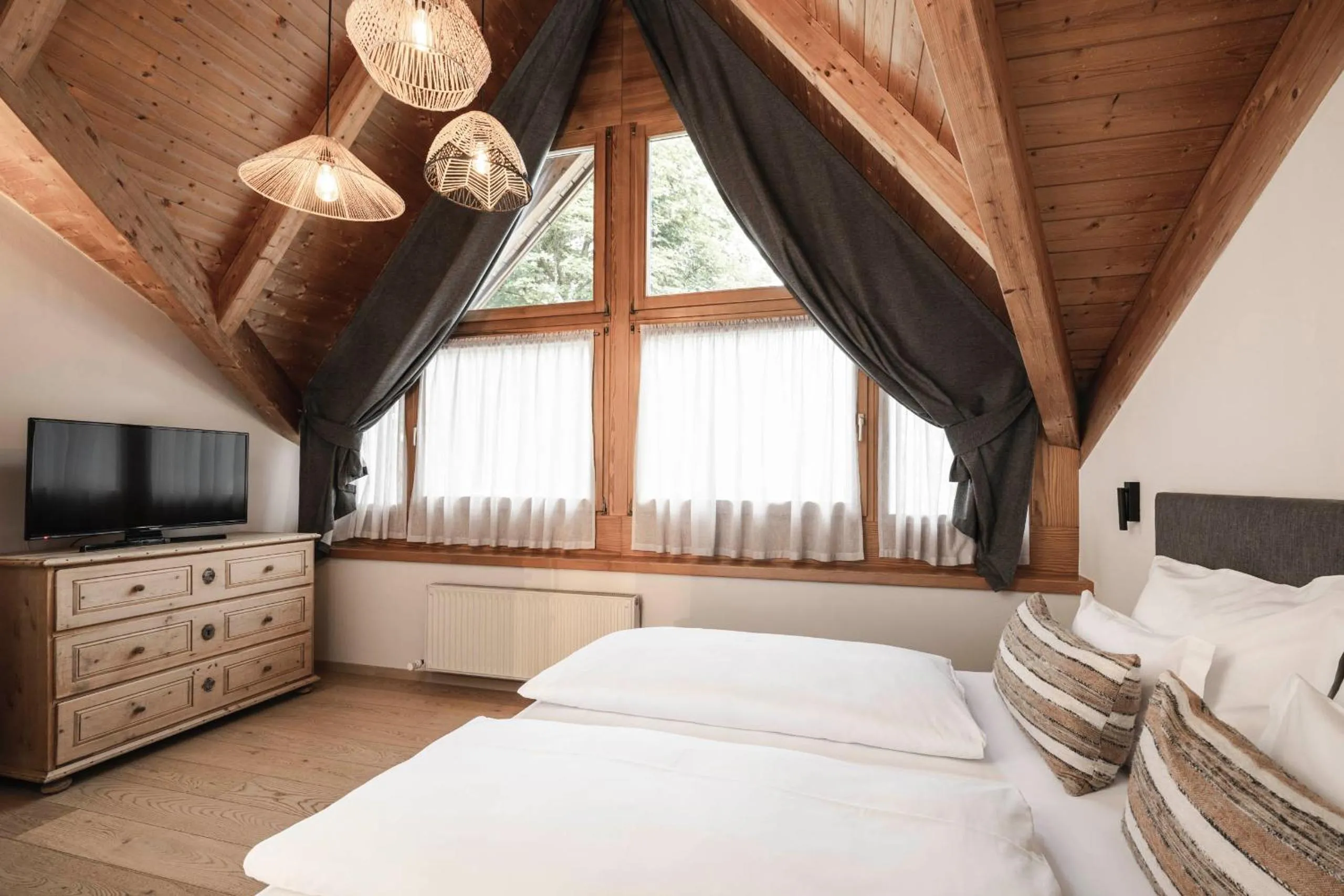 Bedroom, Bed in Hotel Löwenhof