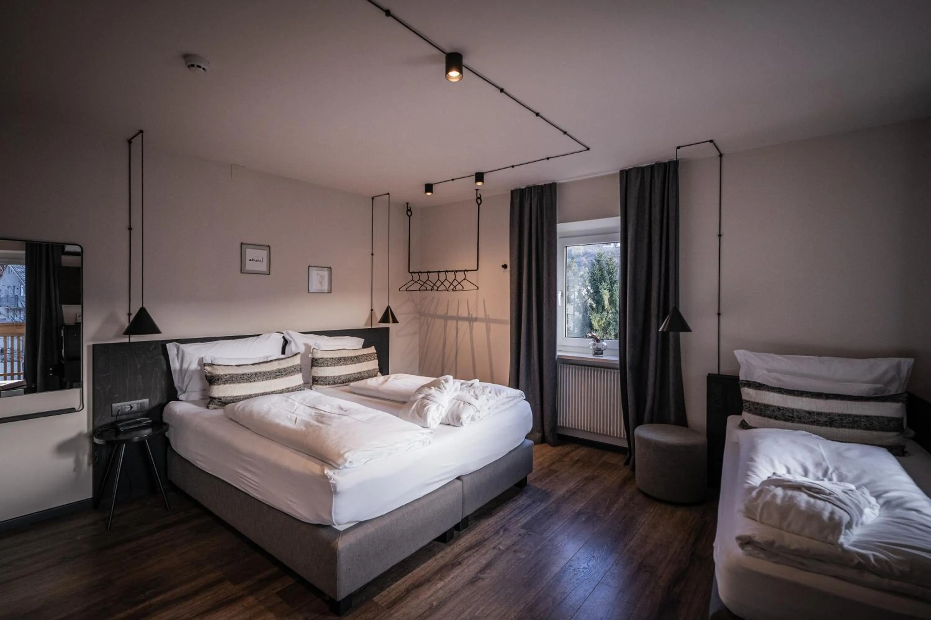 Photo of the whole room, Bed in Hotel Löwenhof