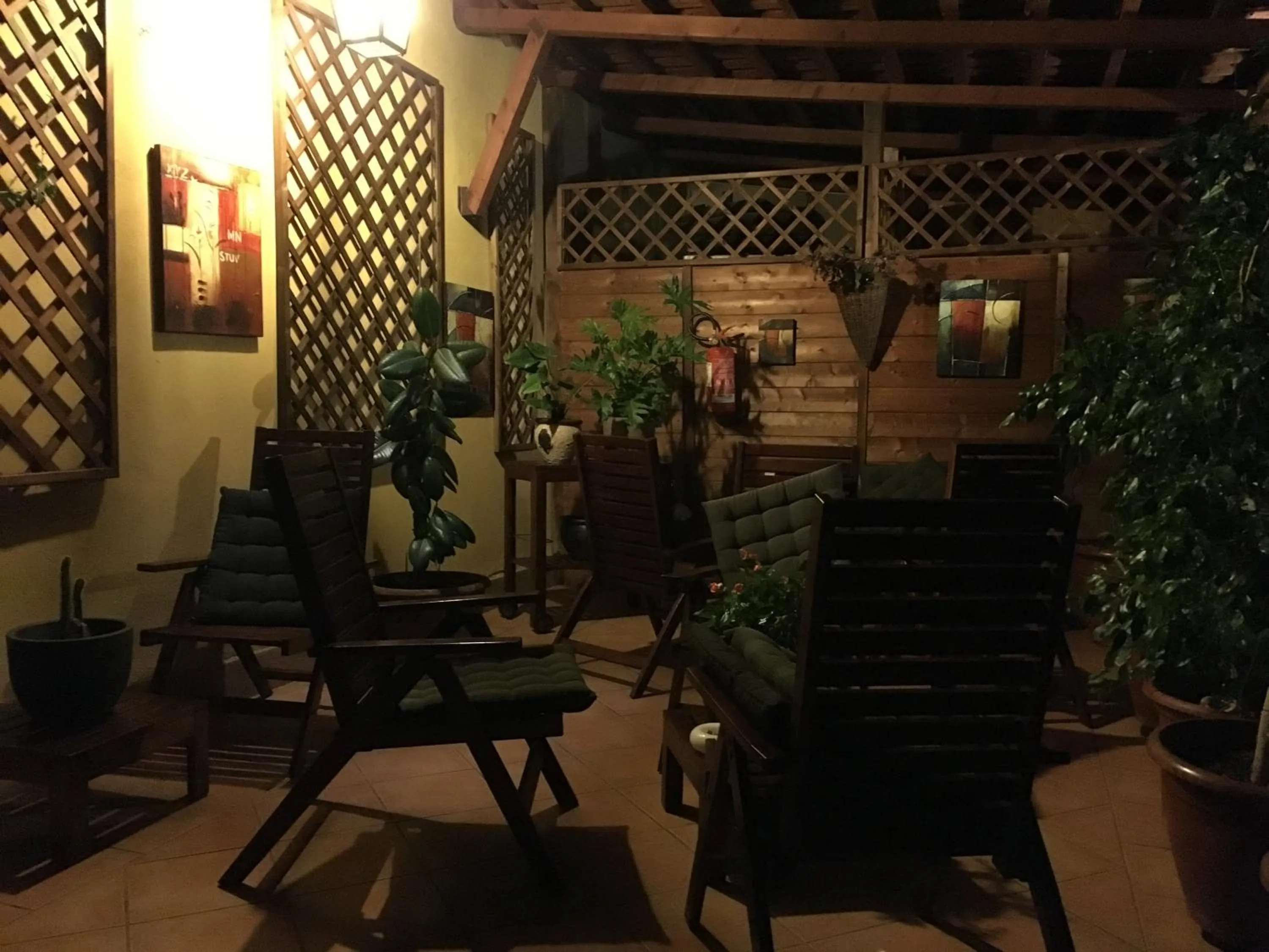 Patio in Hotel Amadeus