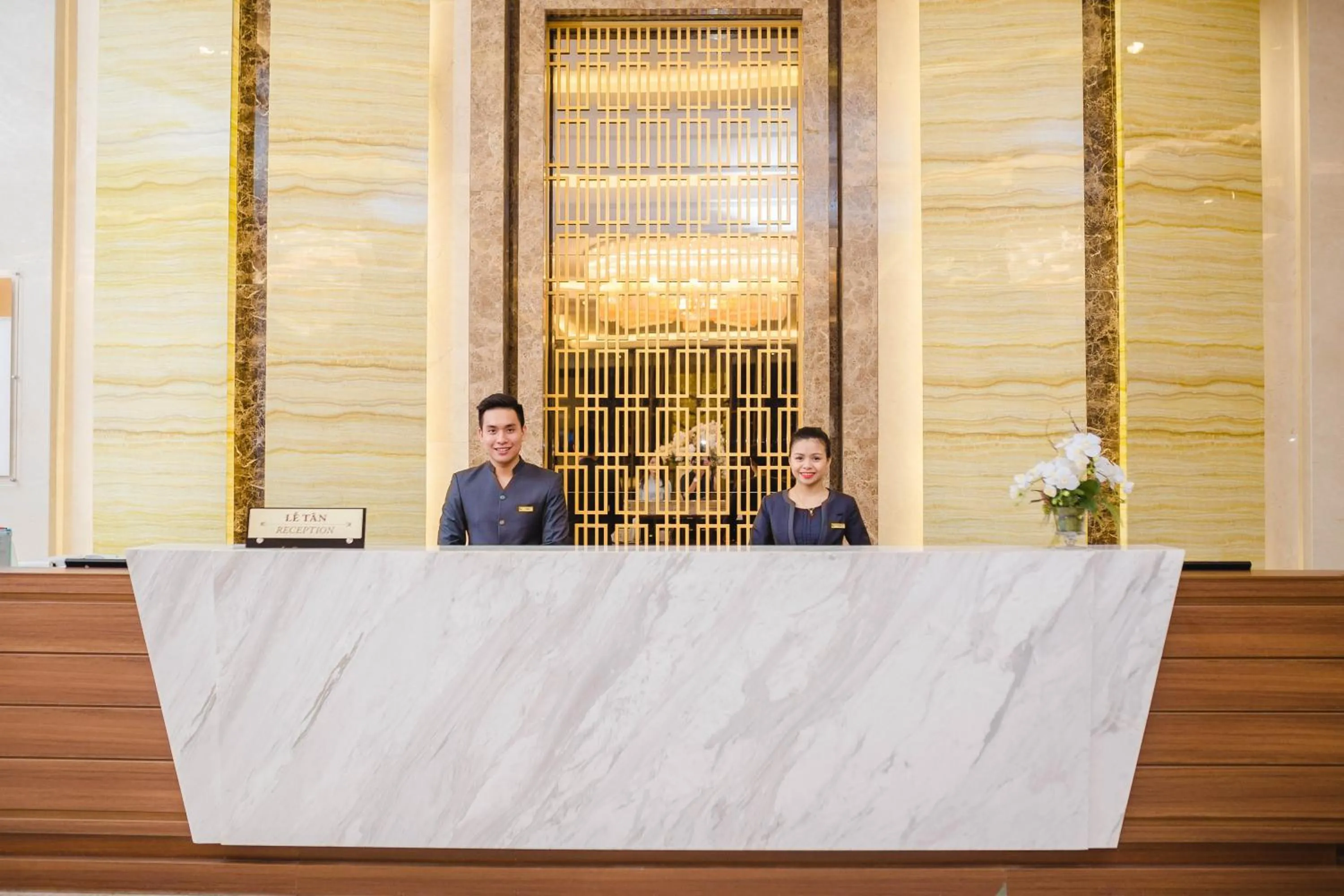 Staff in Muong Thanh Luxury Bac Ninh Hotel