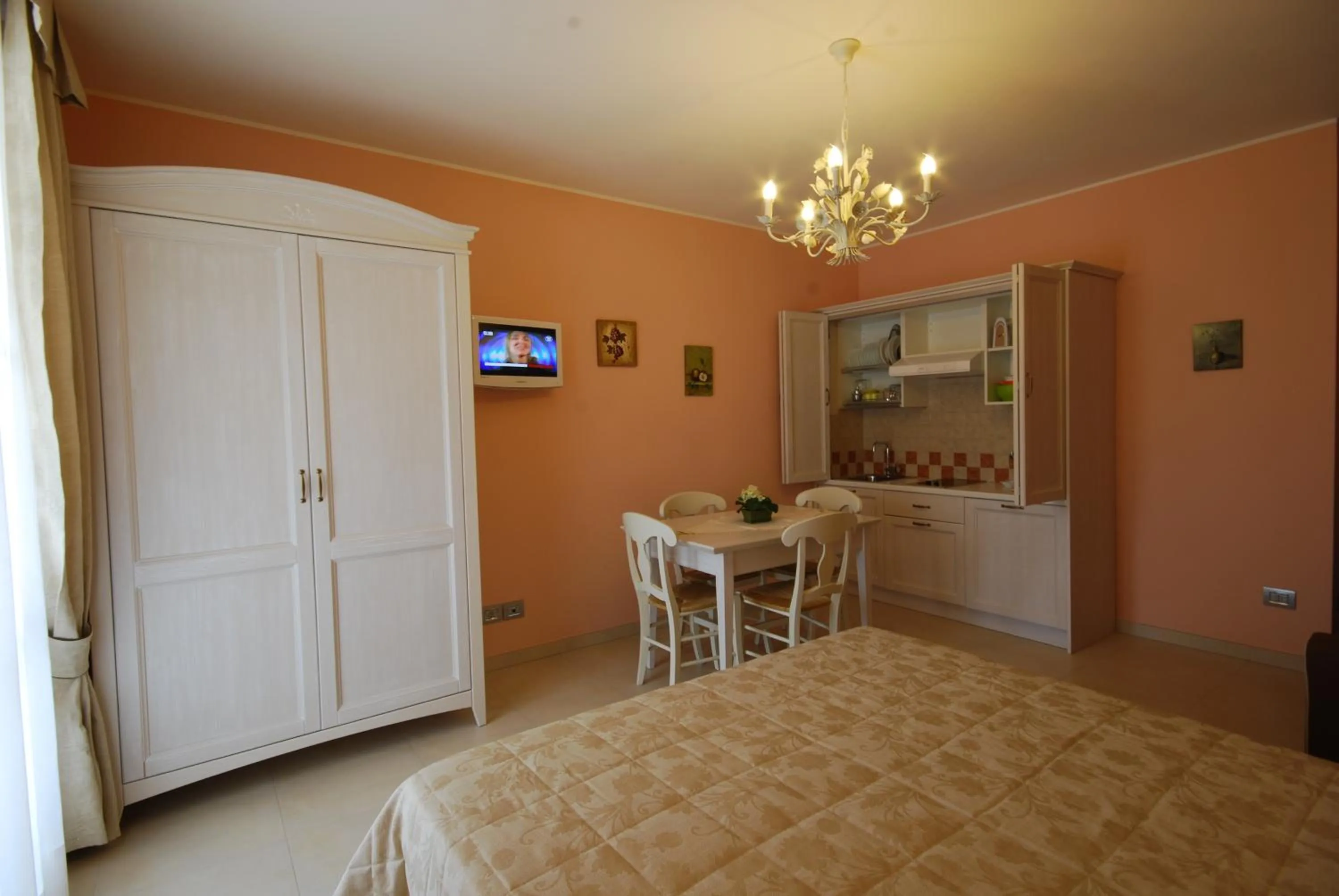 Seating area, Bed in Incantea Resort