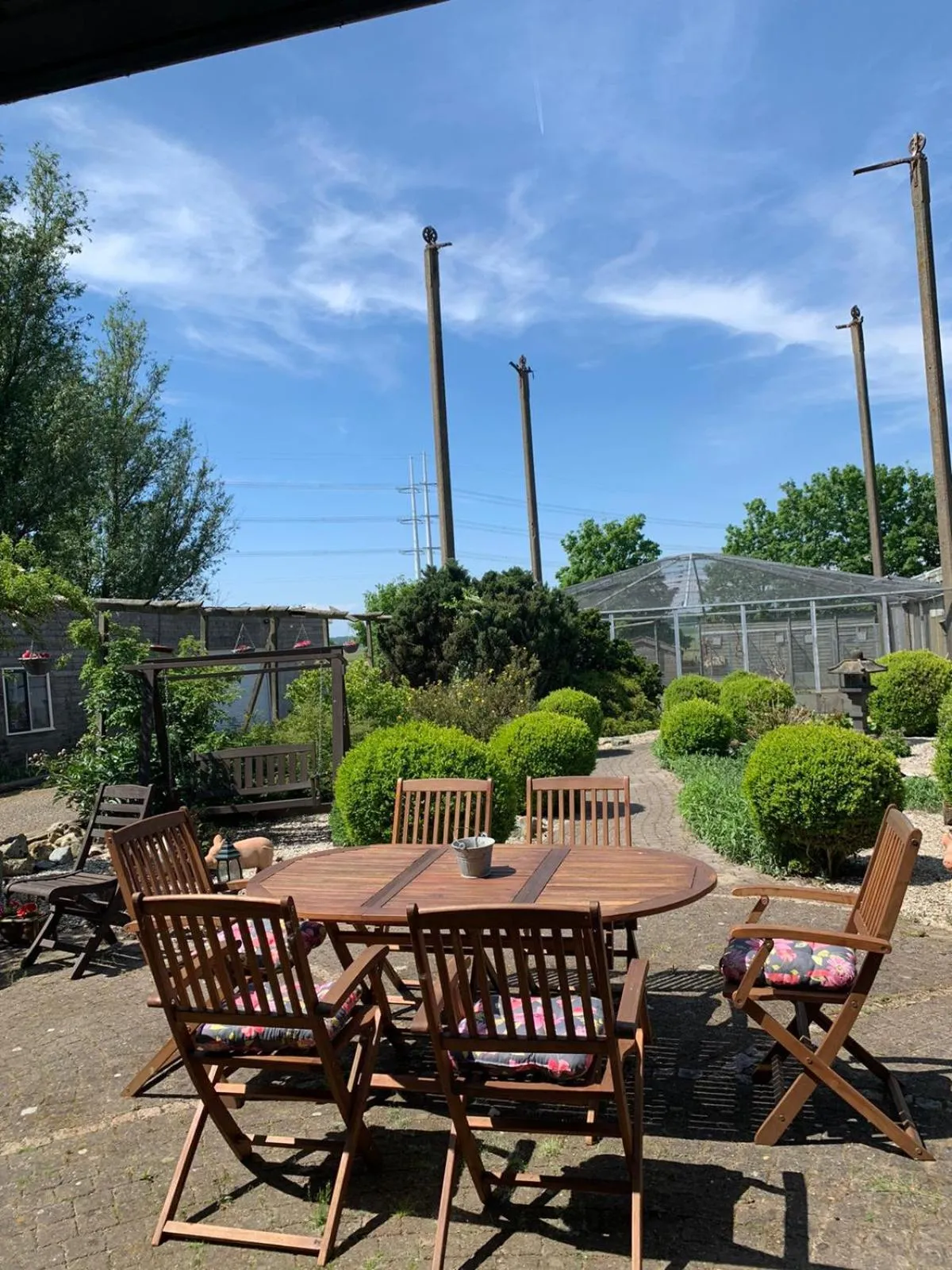 Garden in B&B De Kaagse Koe