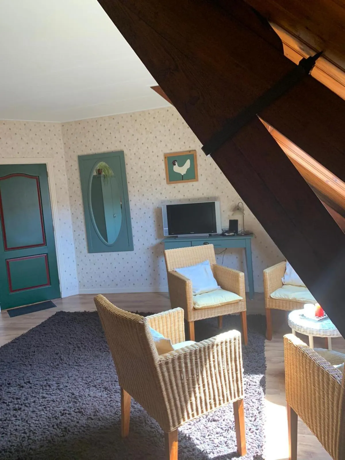 Seating area in B&B De Kaagse Koe