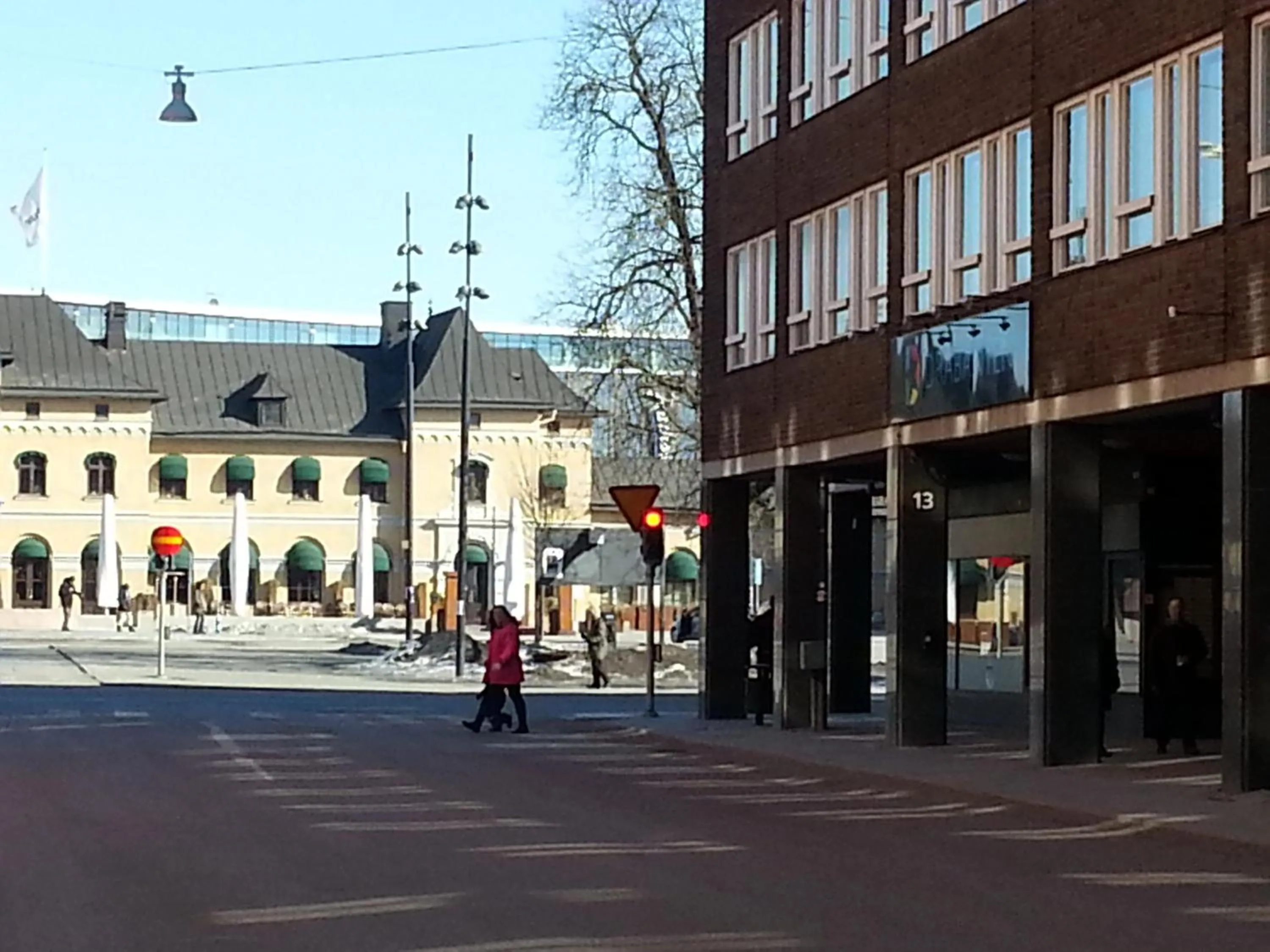 Facade/entrance in Vandrarhem Uppsala Centralstation