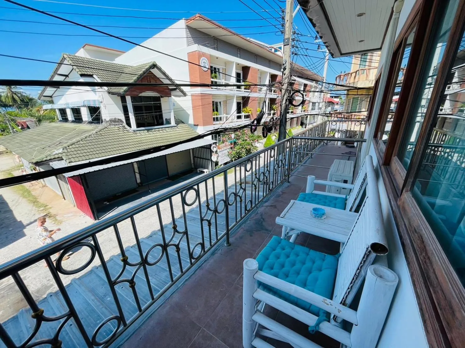 Balcony/Terrace in Richmond Guesthouse Haad Rin