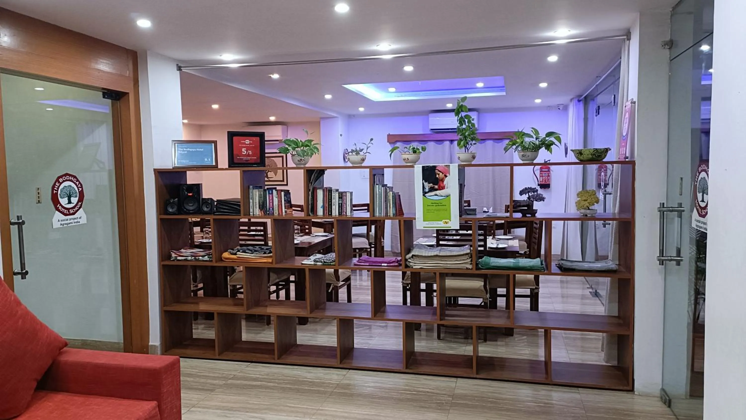 Lobby or reception in The Bodhgaya Hotel School